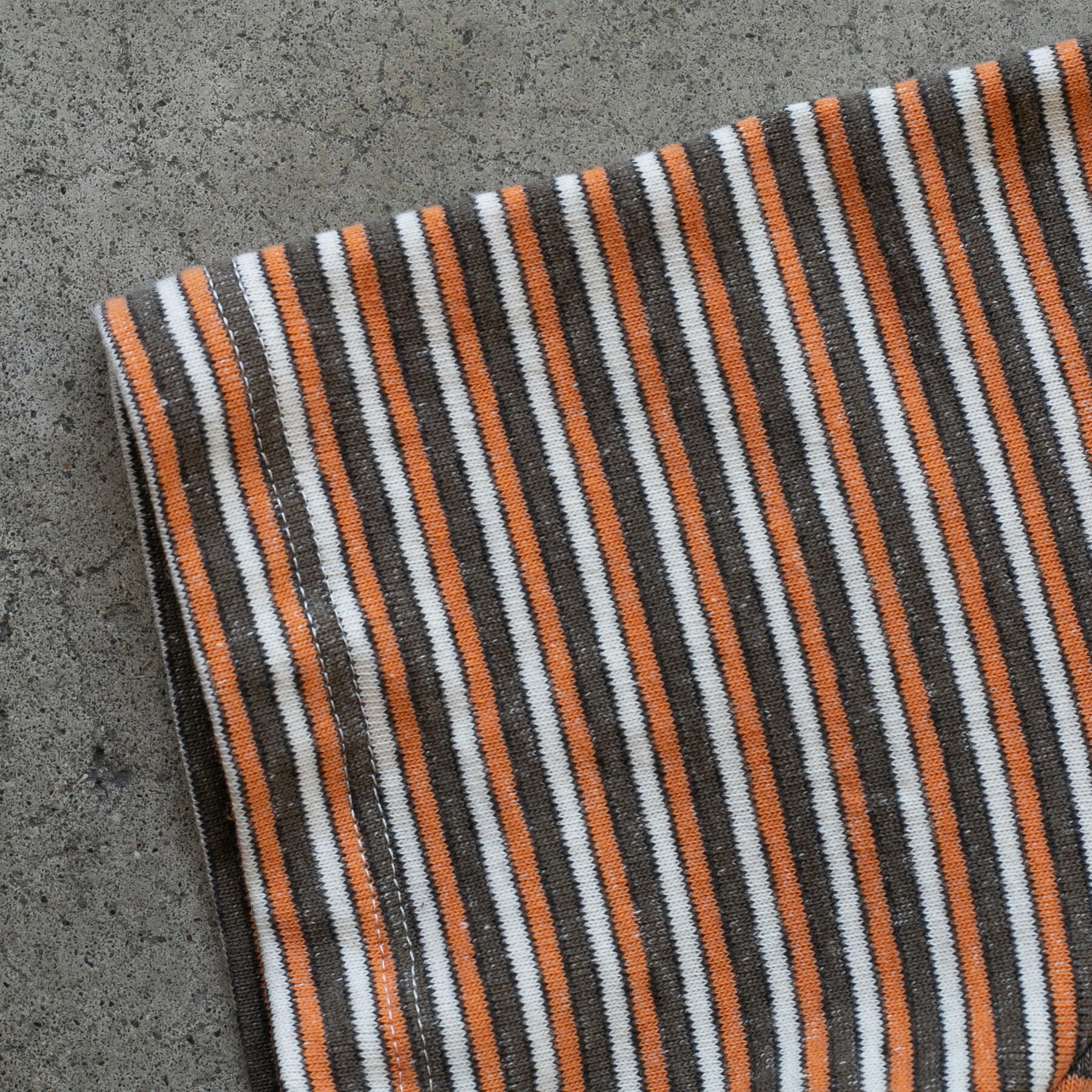 gustin 50s triple stripe t-shirt - orange oak