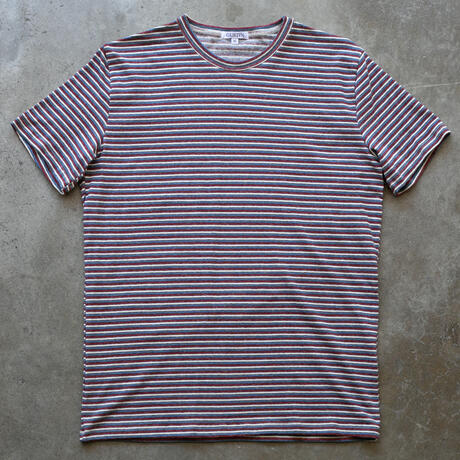 gustin 50s triple stripe t-shirt - royal red