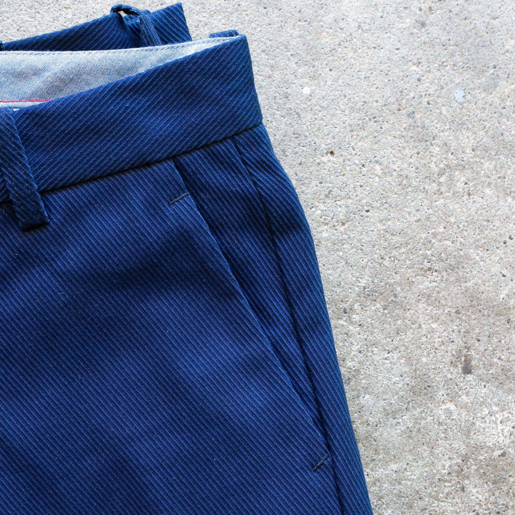 gustin #243 cobalt indigo kersey chinos