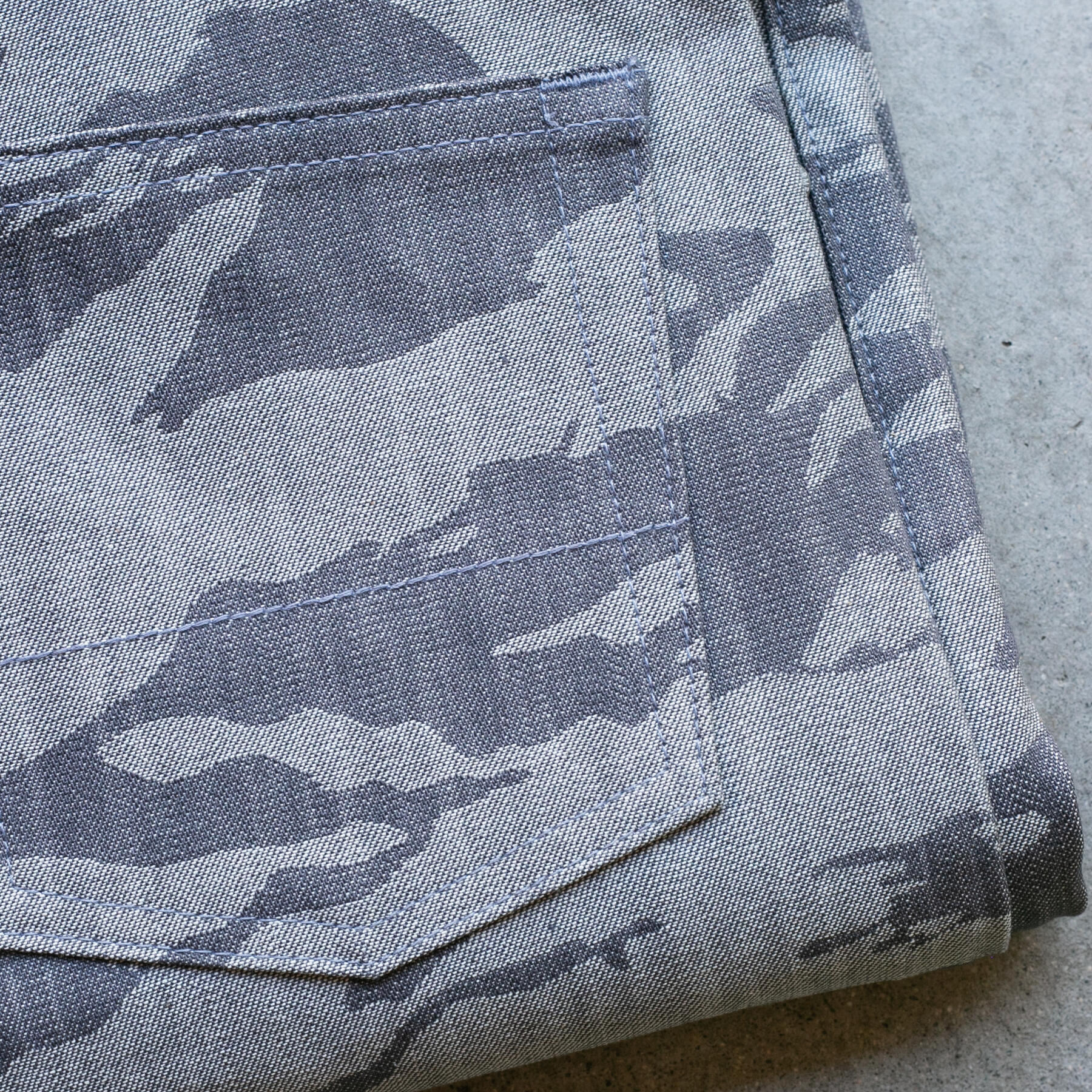 gustin #595 camo selvedge