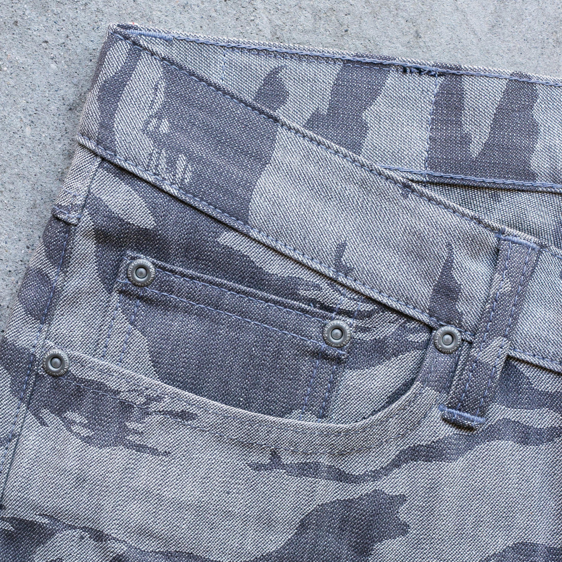 gustin #595 camo selvedge