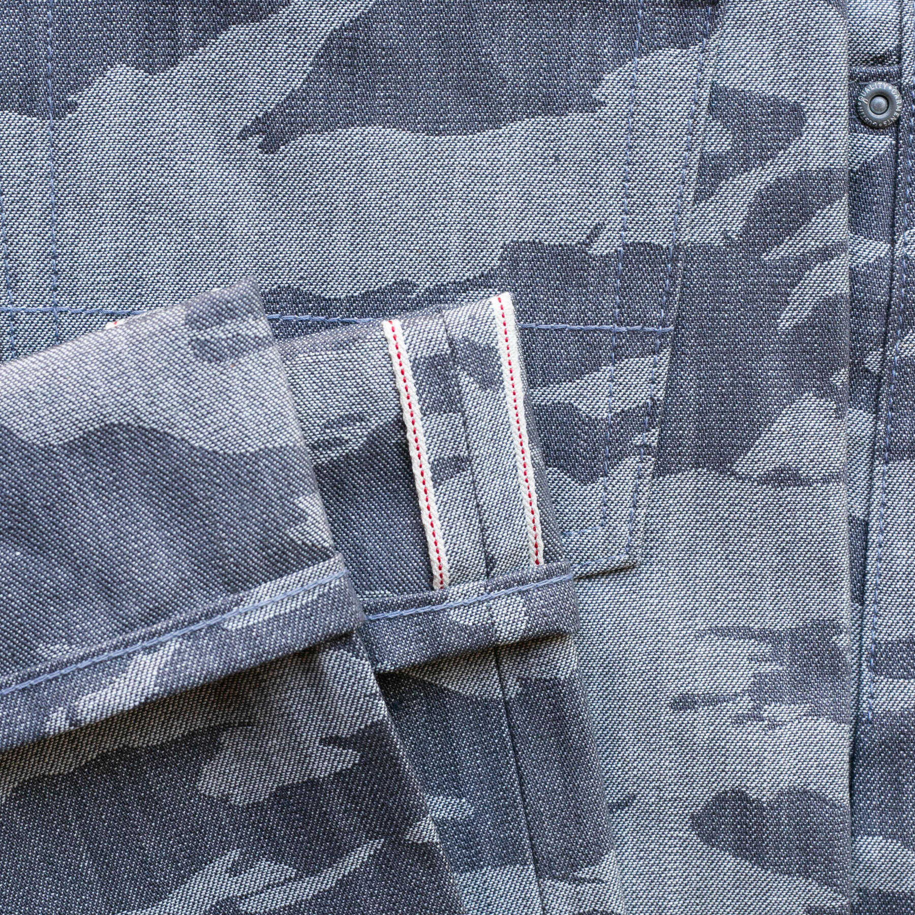 gustin #595 camo selvedge