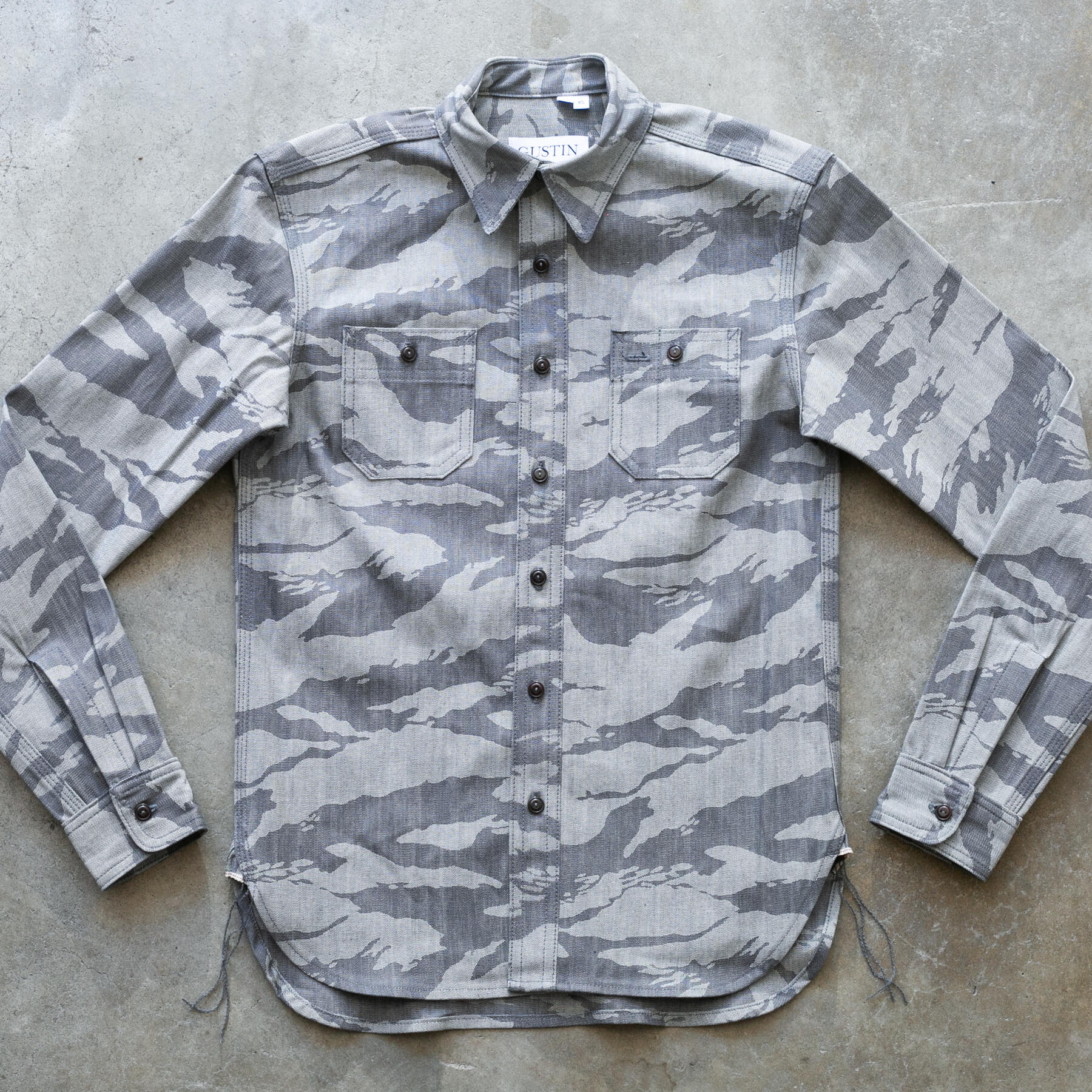 gustin #178 camo selvedge workshirt