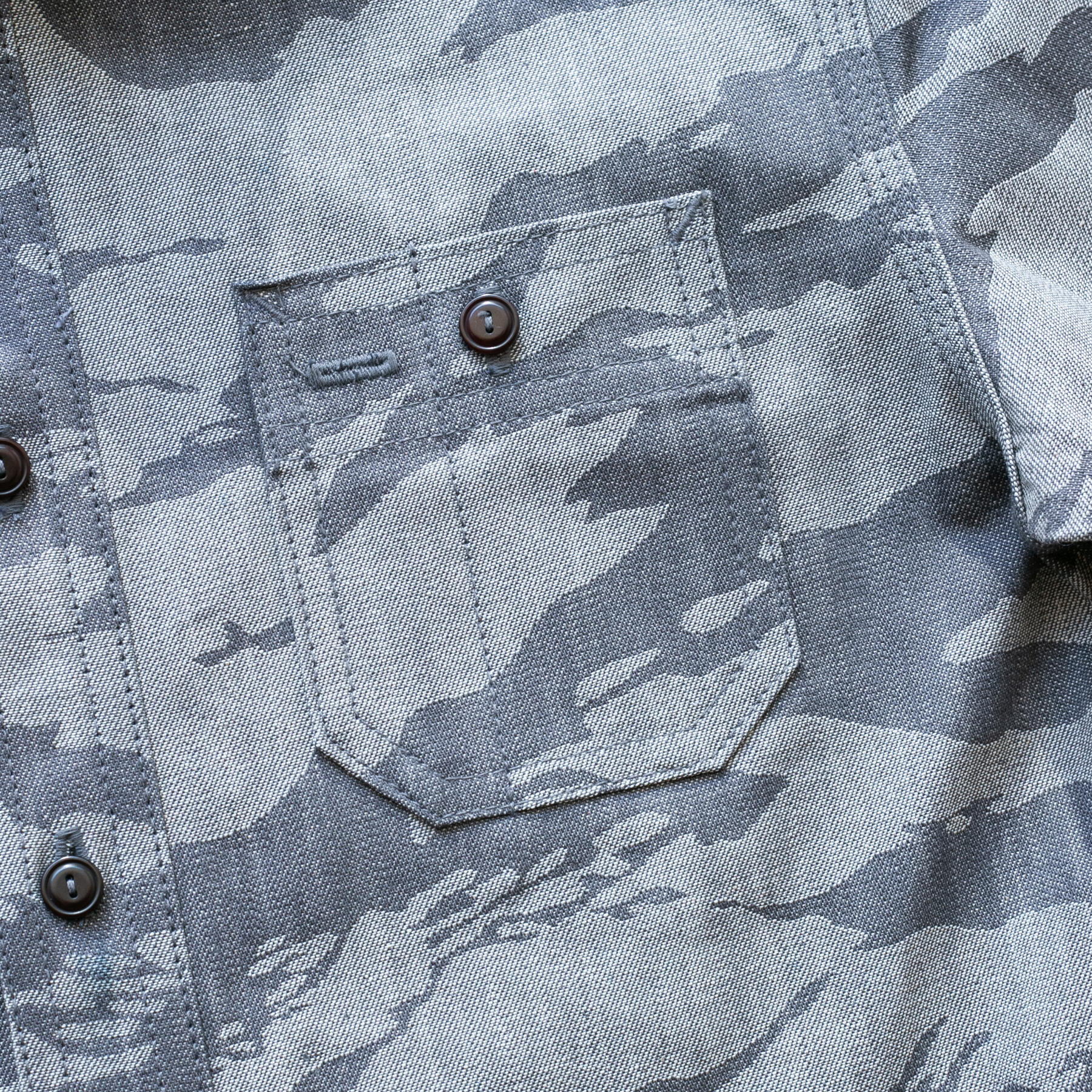 gustin #178 camo selvedge workshirt