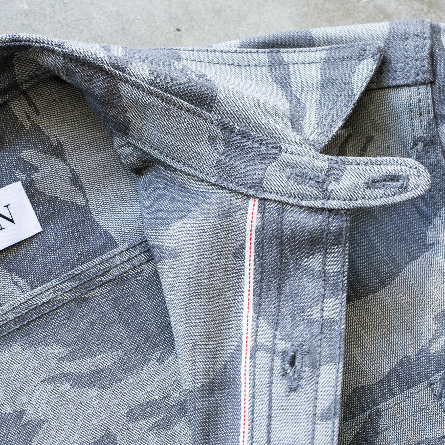 gustin #178 camo selvedge workshirt