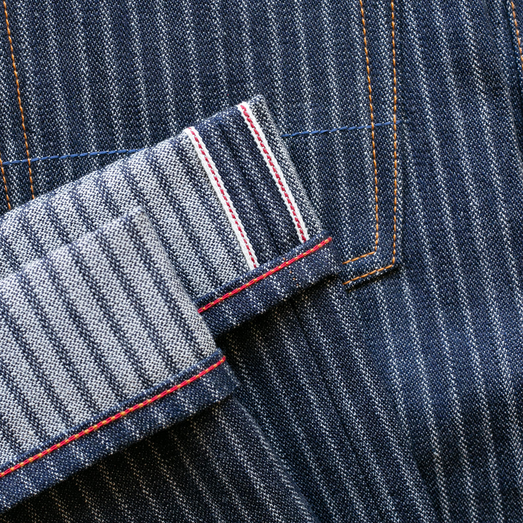 gustin #596 shadow hickory selvedge