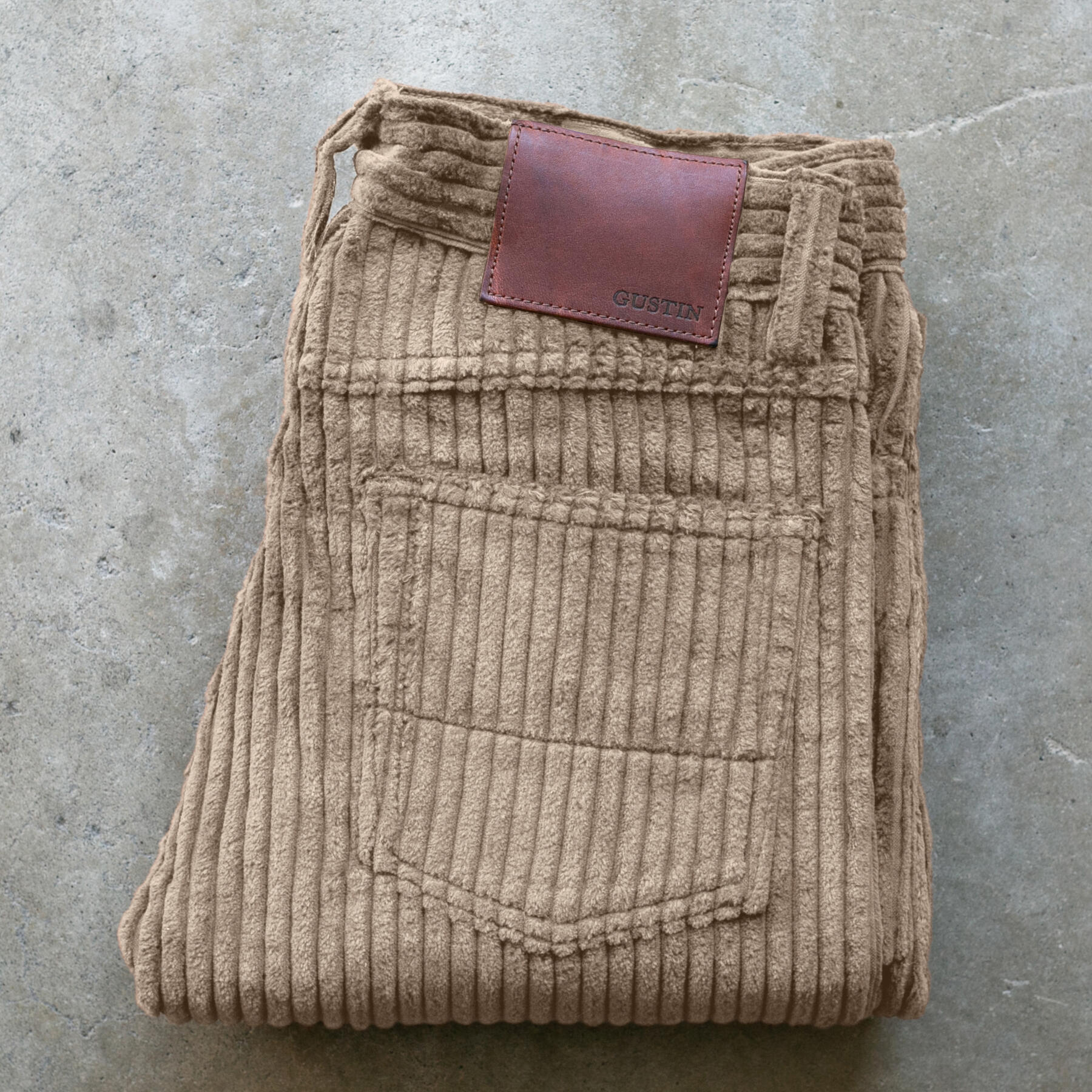 gustin #426 monster wale corduroy - tan