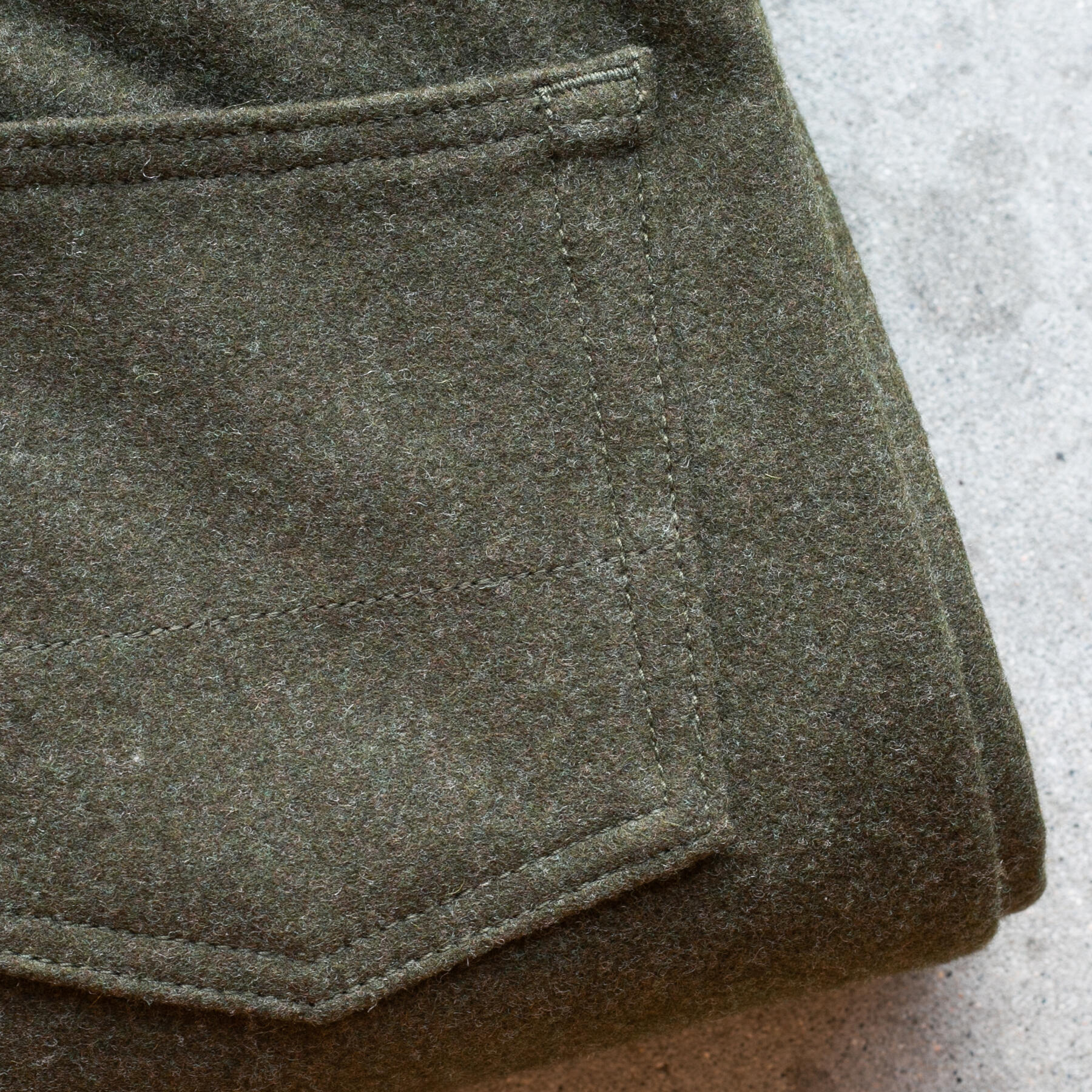 gustin #428 wool 5 pocket - olive