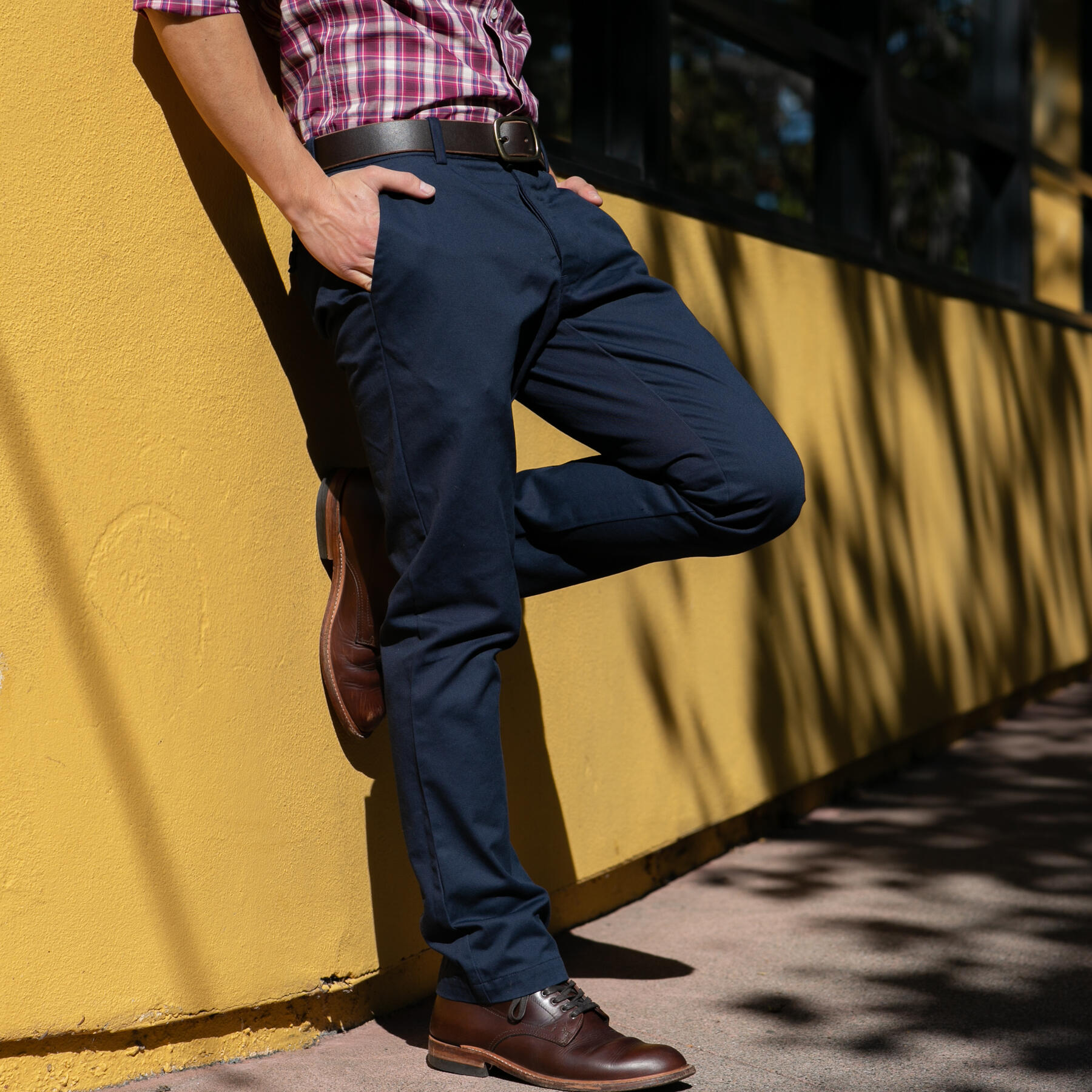 gustin #5 navy american chino
