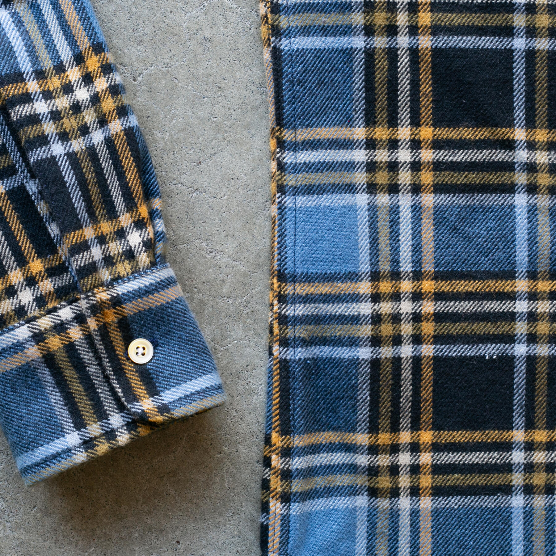 gustin #1220 woodsman flannel - blue jay