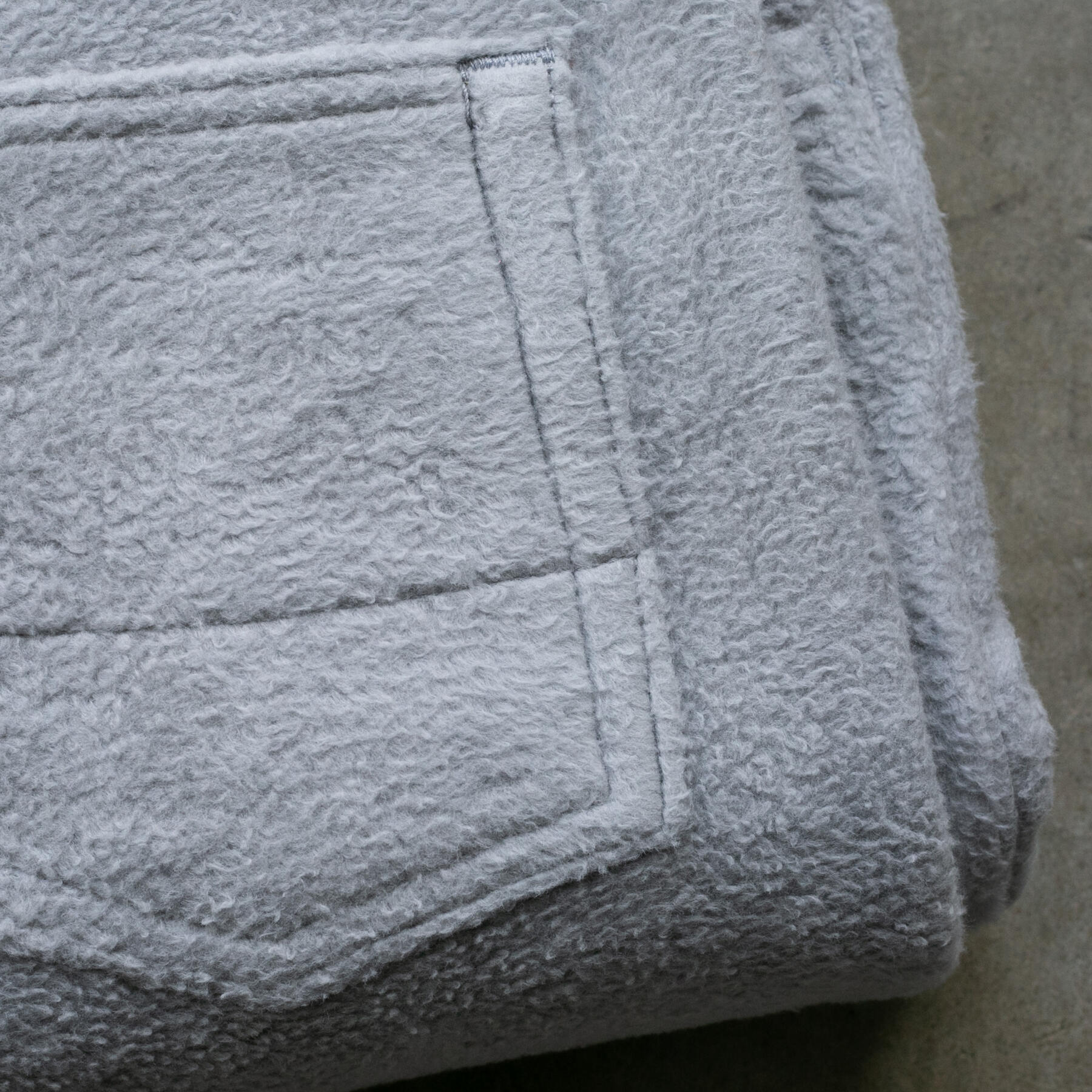 gustin #433 japan monster fleece 5 pocket - stone
