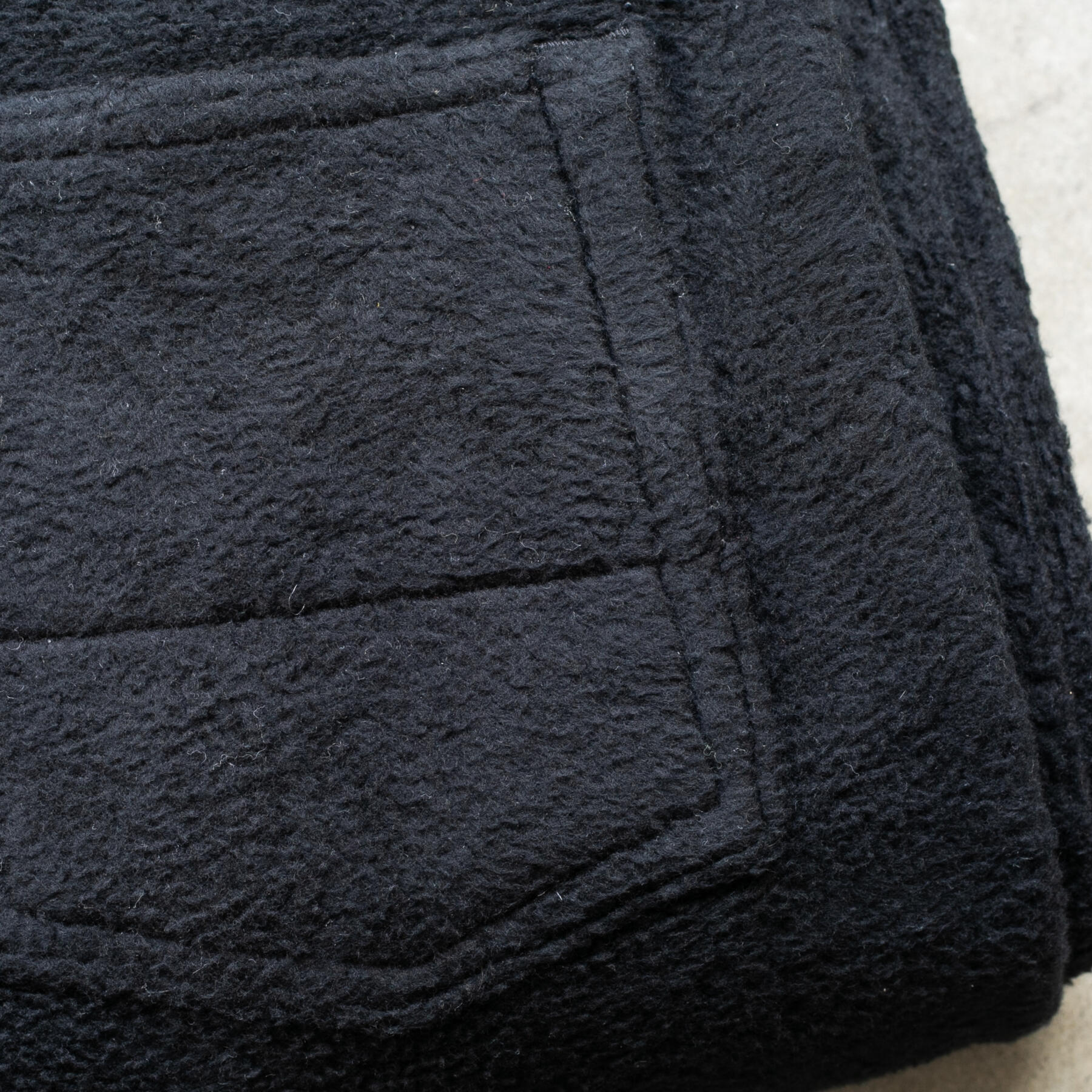 gustin #431 japan monster fleece 5 pocket - black