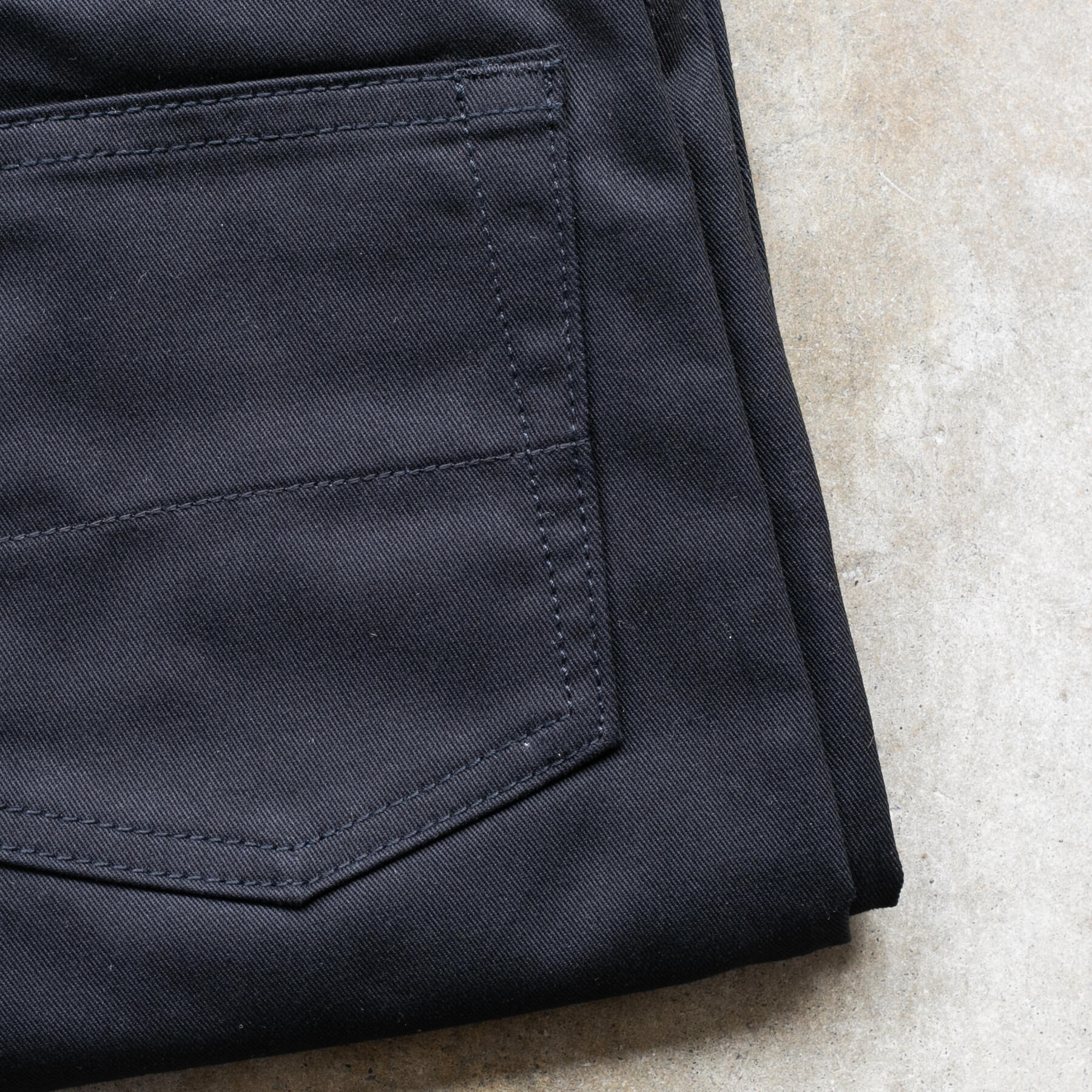 gustin #435 classic twill 5 pocket - black