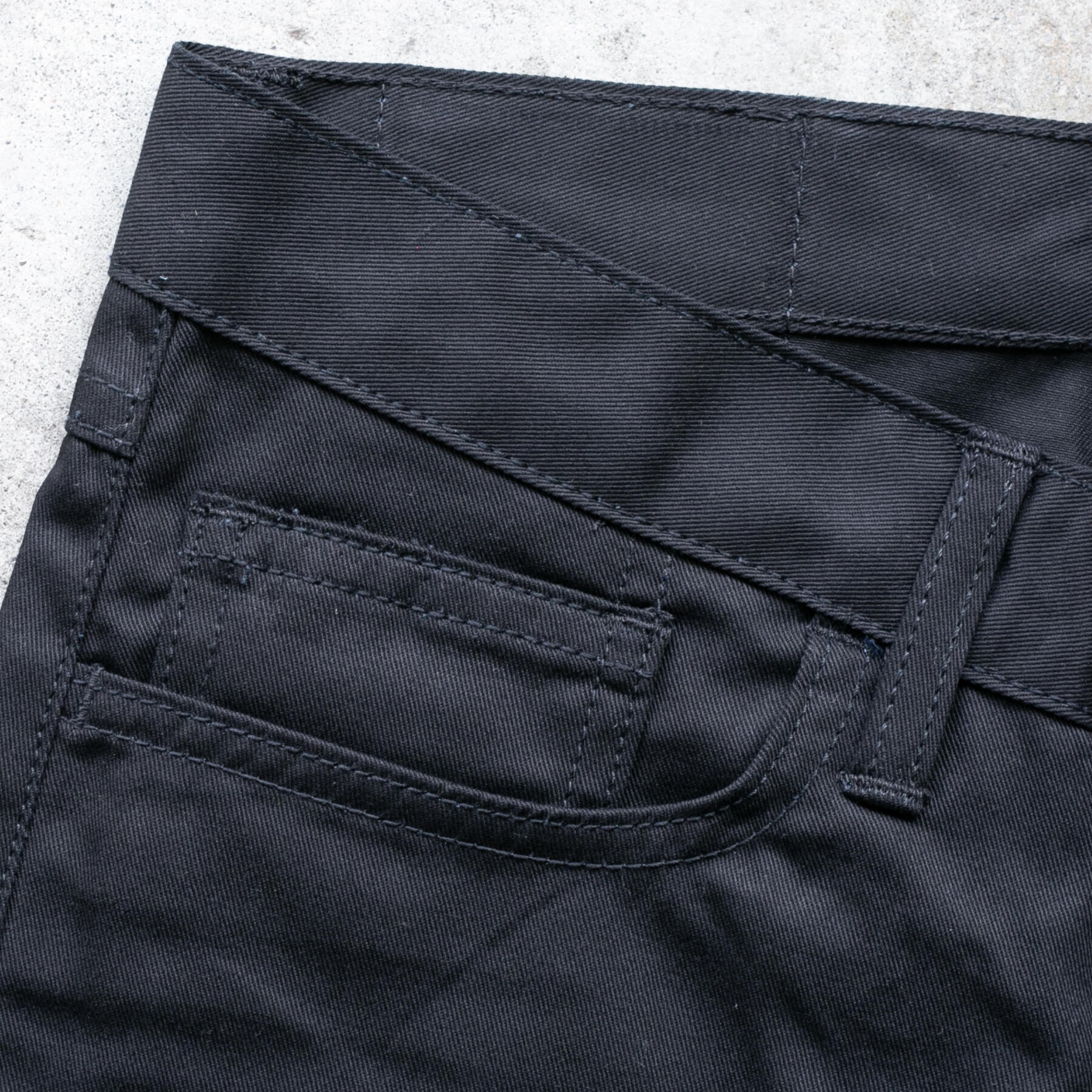 gustin #435 classic twill 5 pocket - black