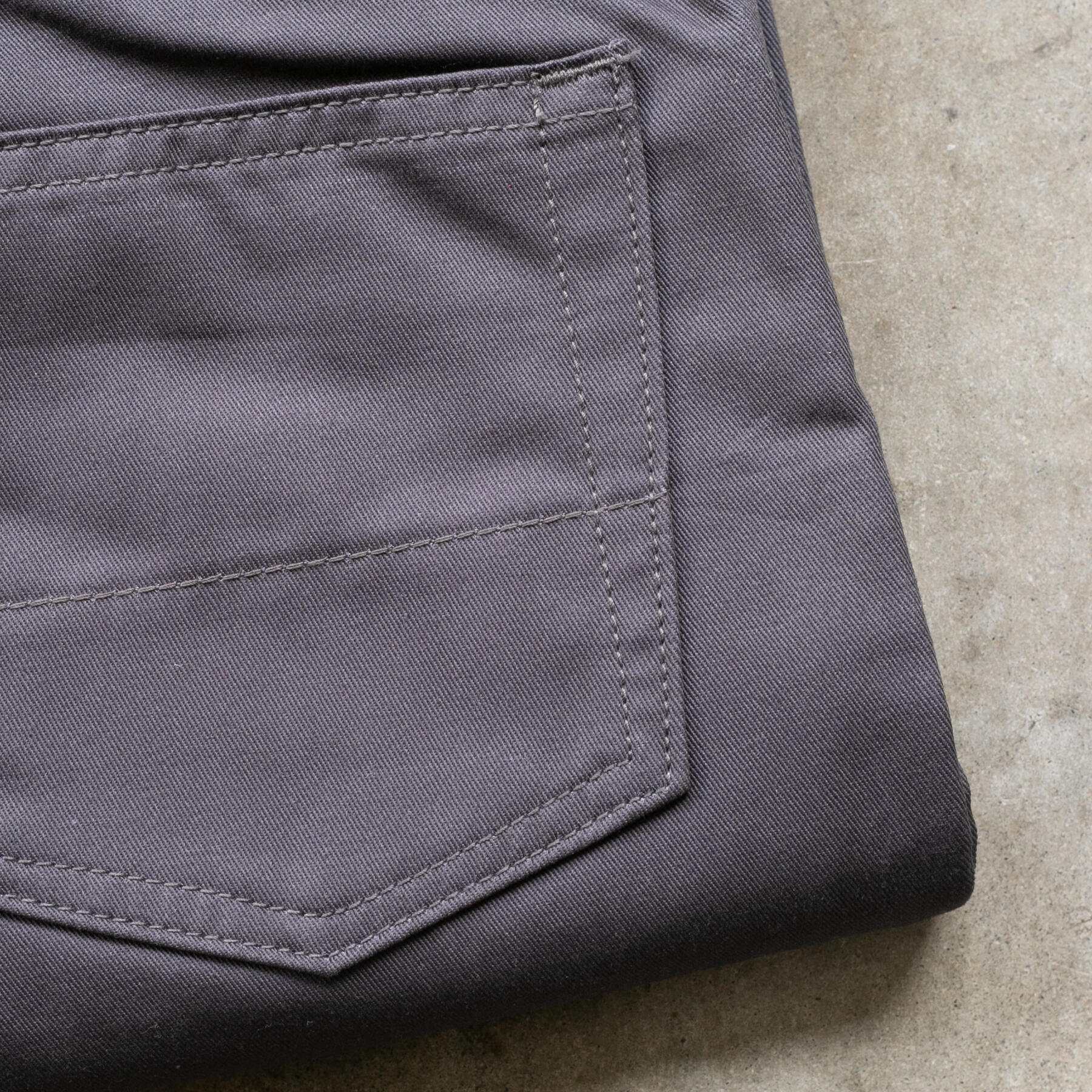 gustin #437 classic twill 5 pocket - charcoal