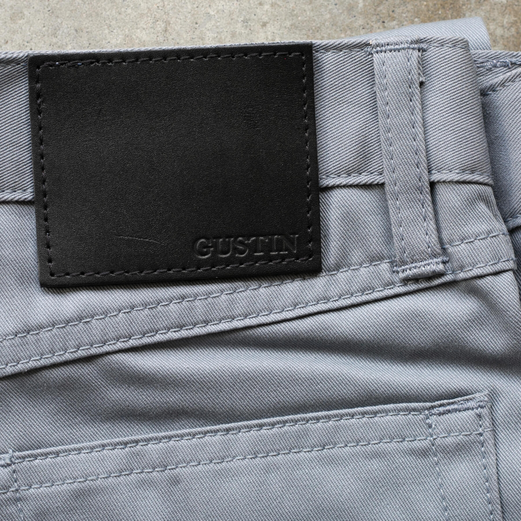 gustin #439 classic twill 5 pocket - steel