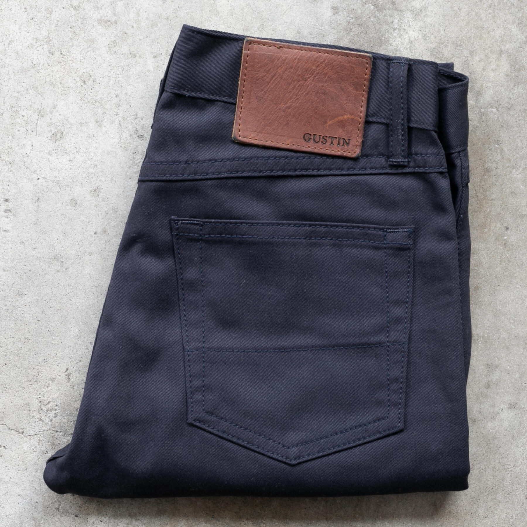 gustin #440 classic twill 5 pocket - midnight