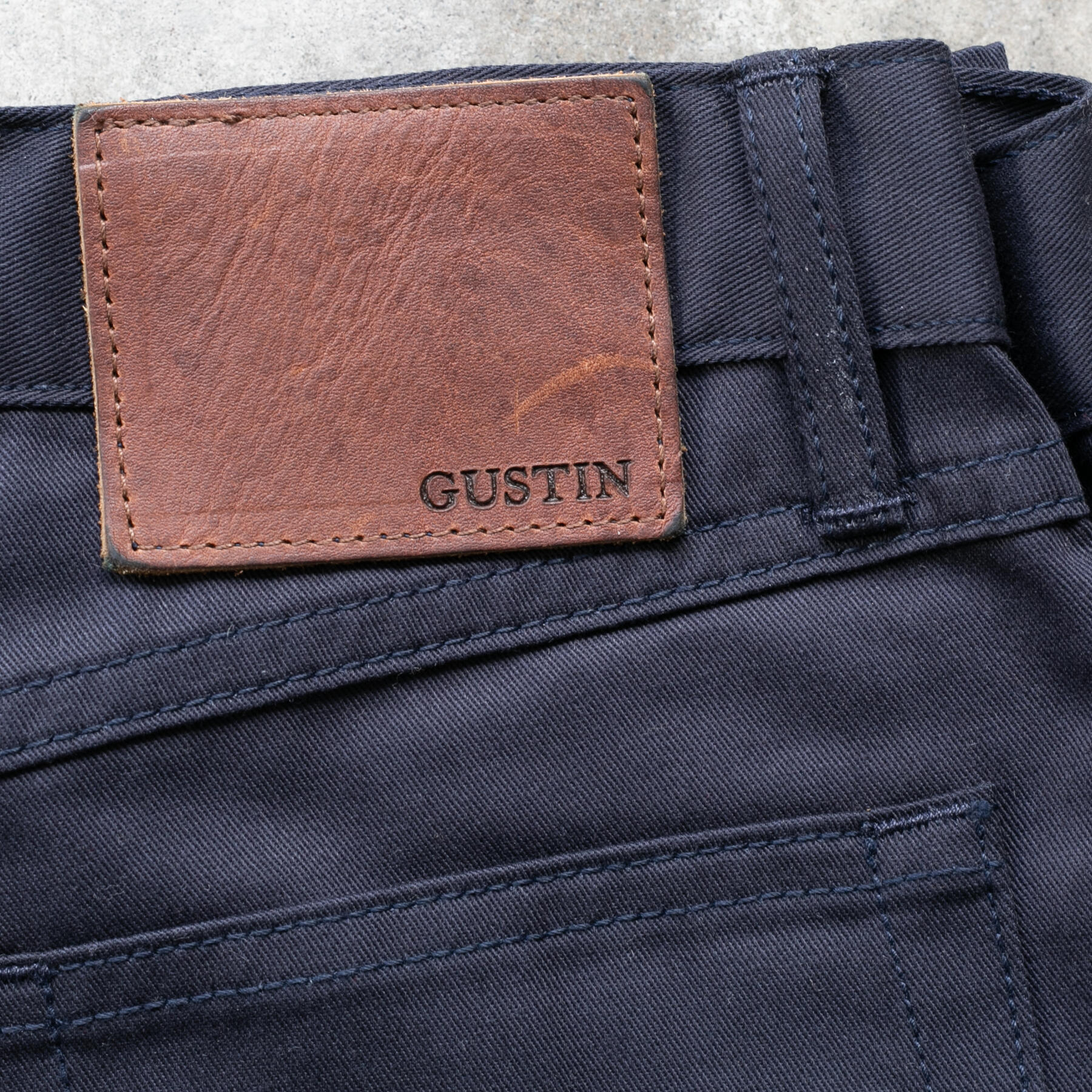 gustin #440 classic twill 5 pocket - midnight