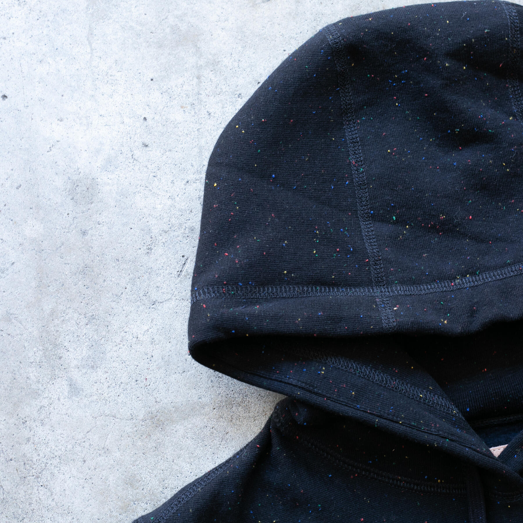 gustin vintage heavyweight pullover hoodie - cosmic rainbow nep