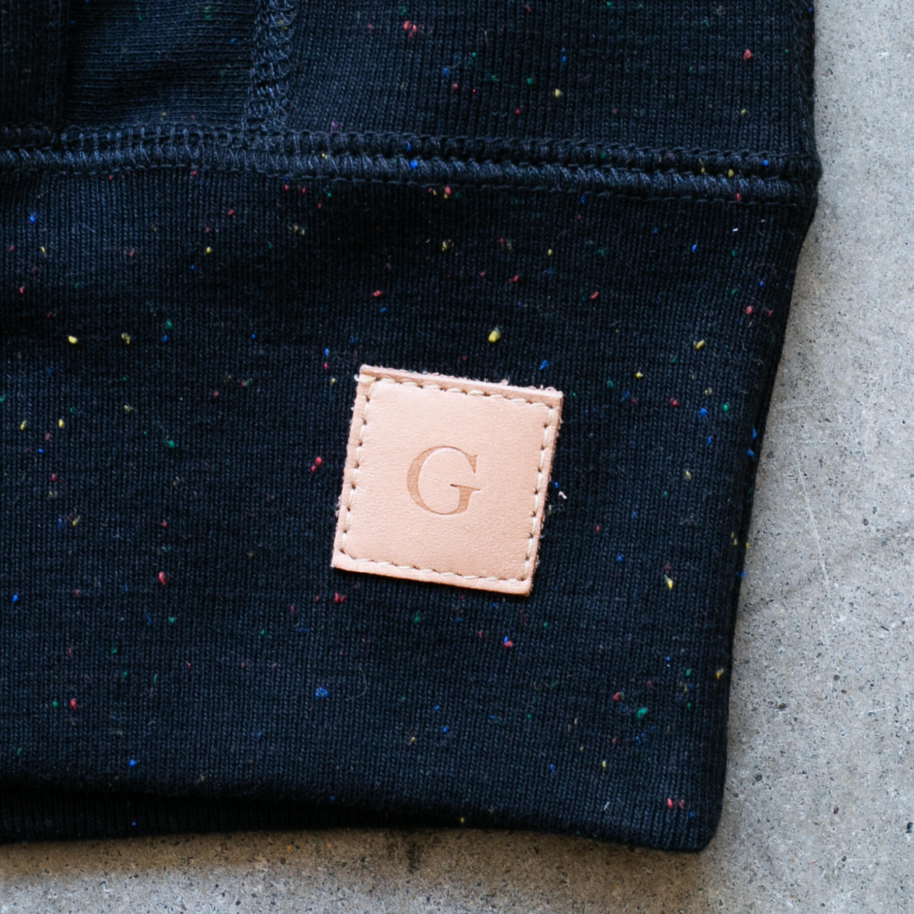 gustin vintage heavyweight pullover hoodie - cosmic rainbow nep