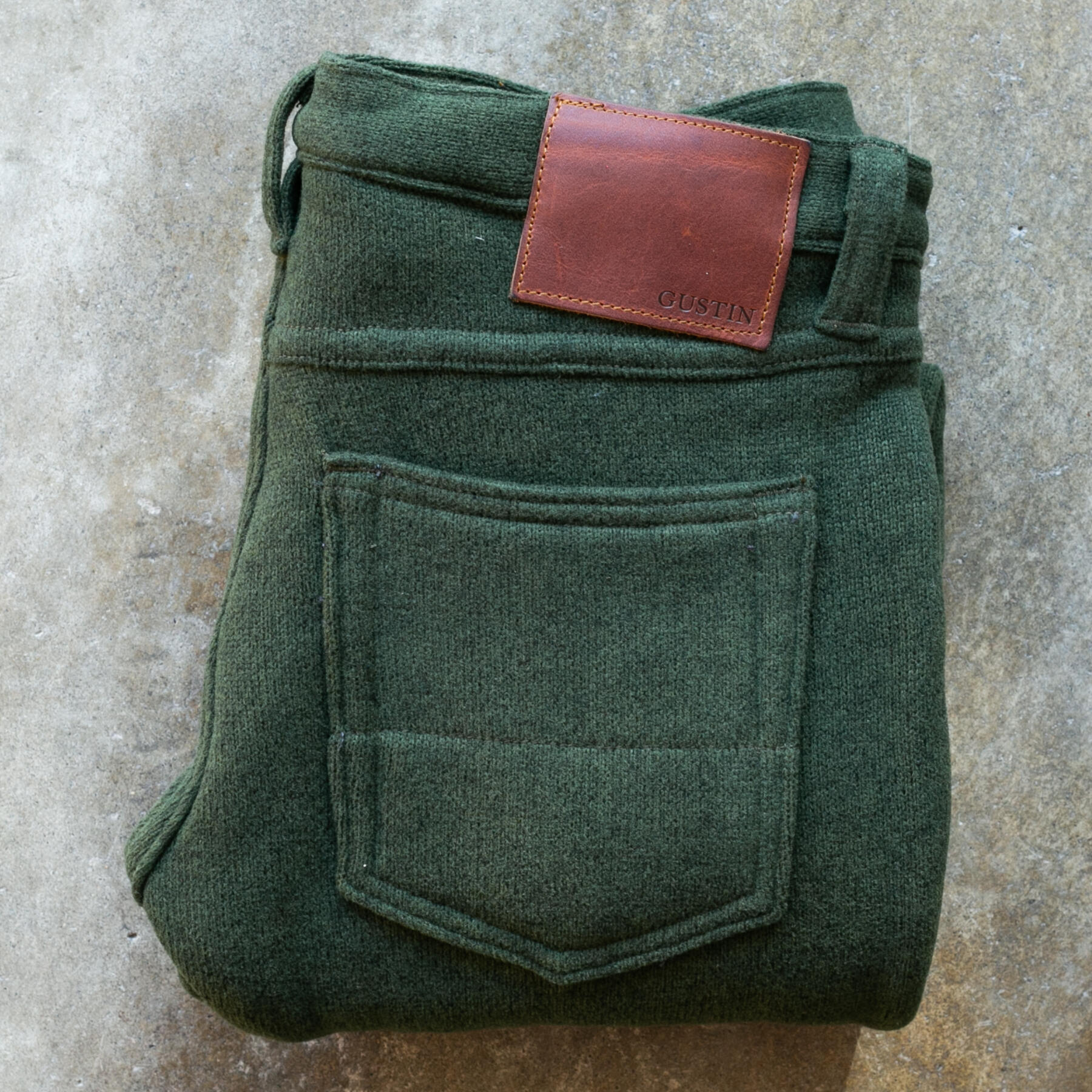 gustin #446 polartec® fleece 5 pocket - olive