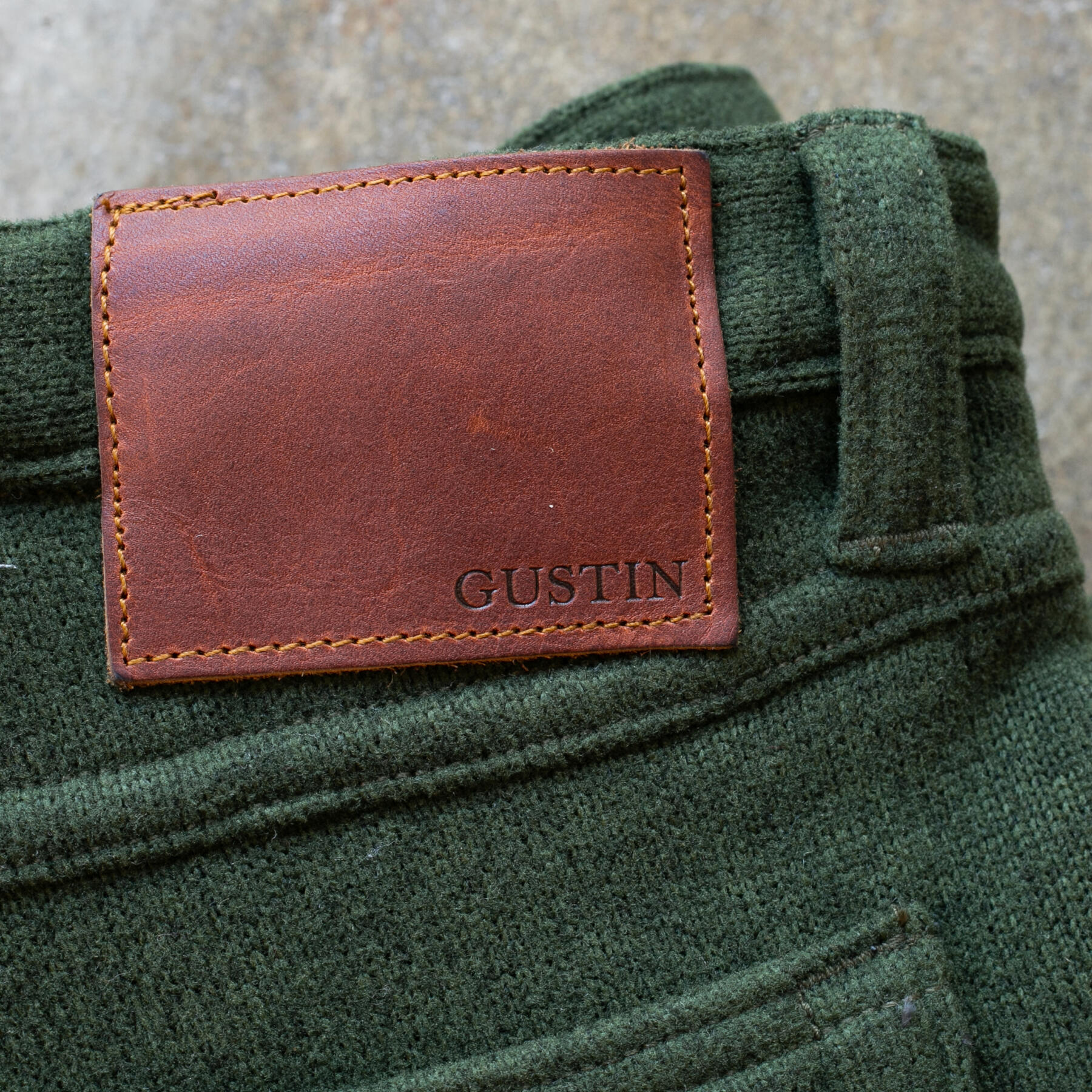 gustin #446 polartec® fleece 5 pocket - olive