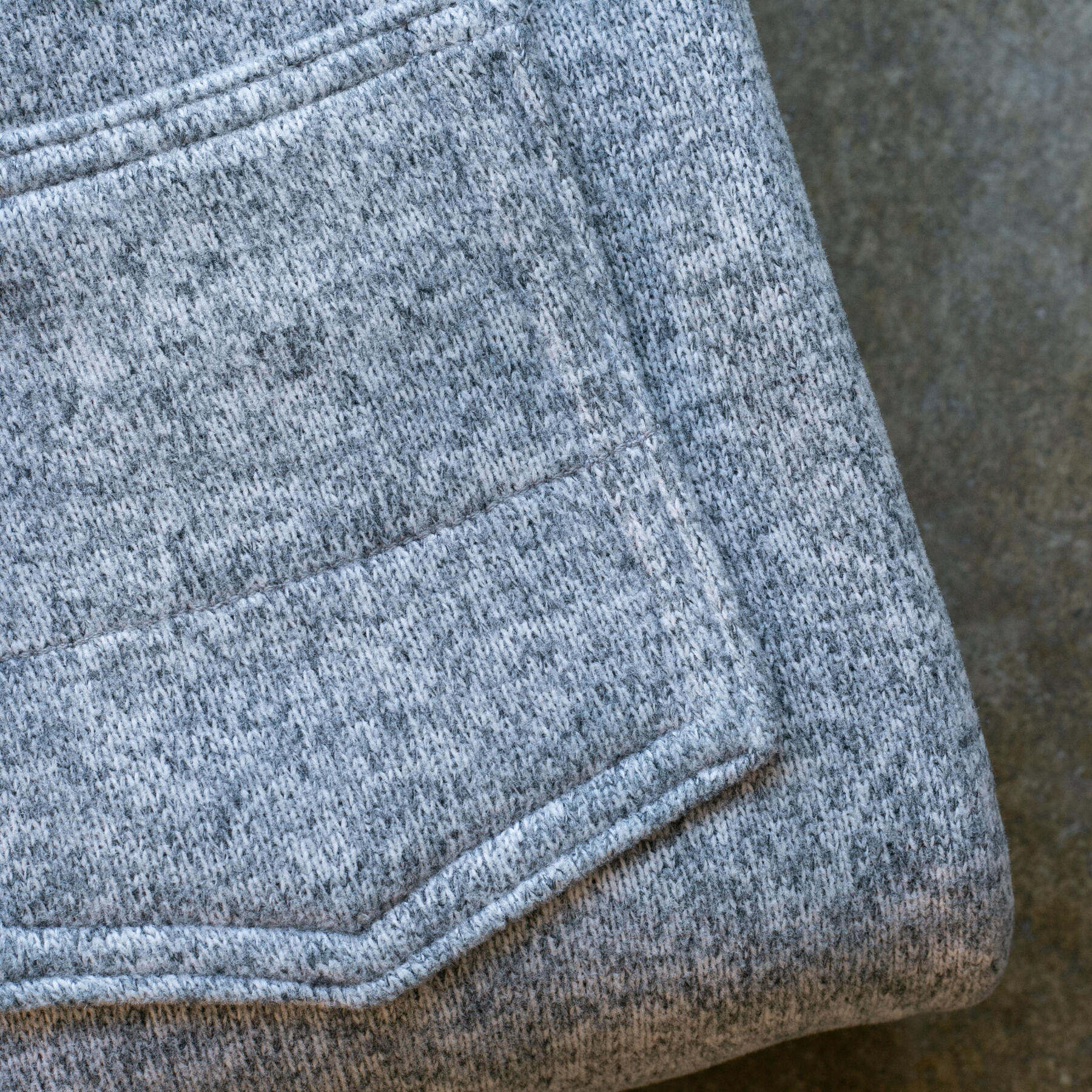gustin #445 polartec® fleece 5 pocket - heather grey