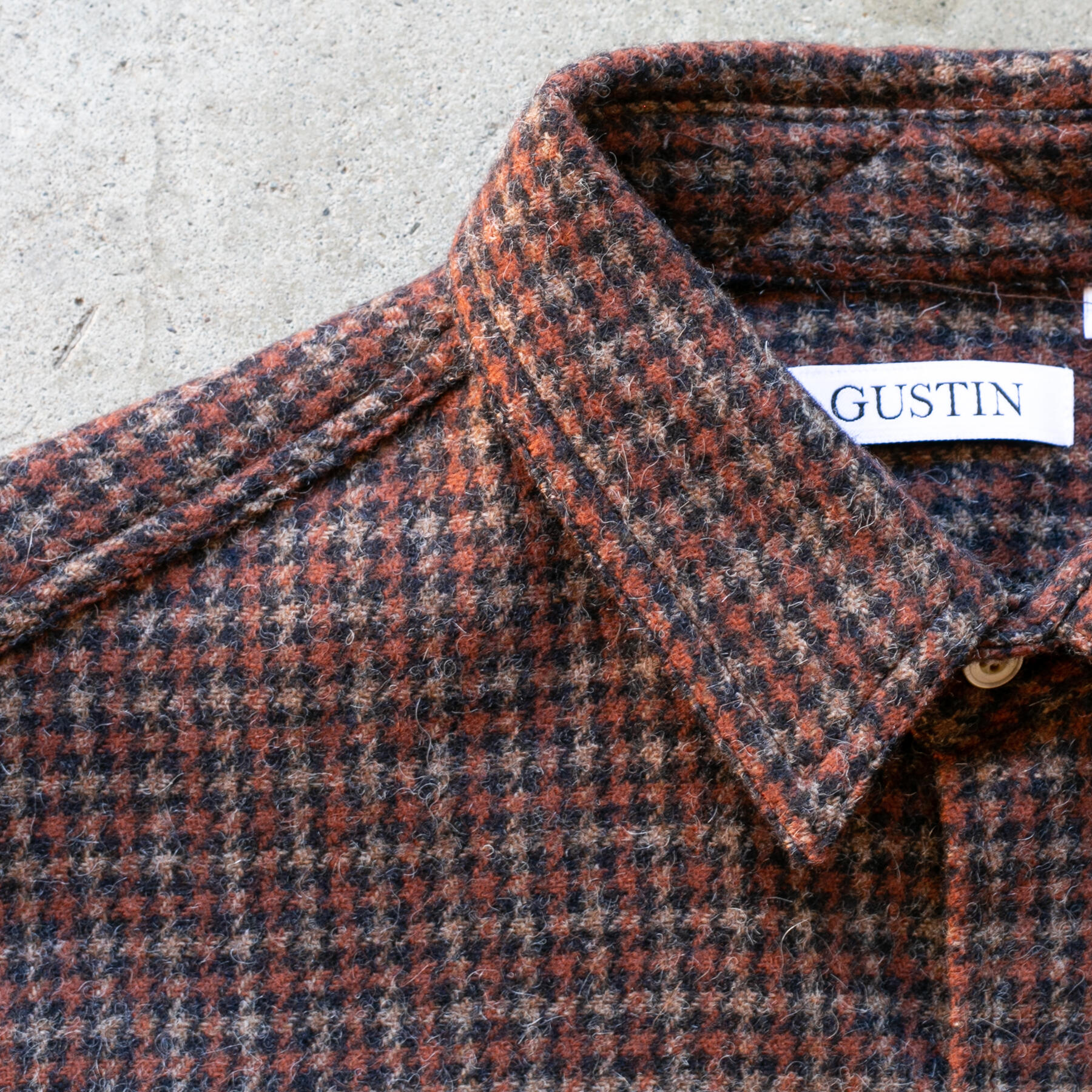 gustin #1254 the gun club check - oxblood
