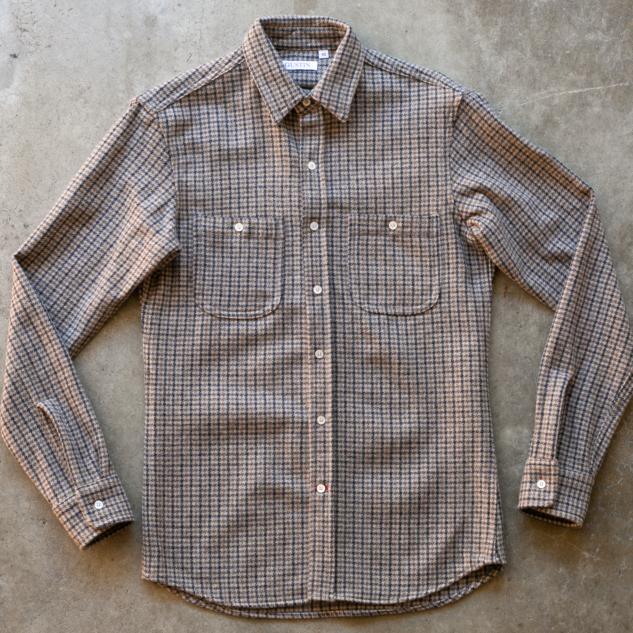 1255 The Gun Club Check - Burlap | Rugged Long Sleeve Shirts