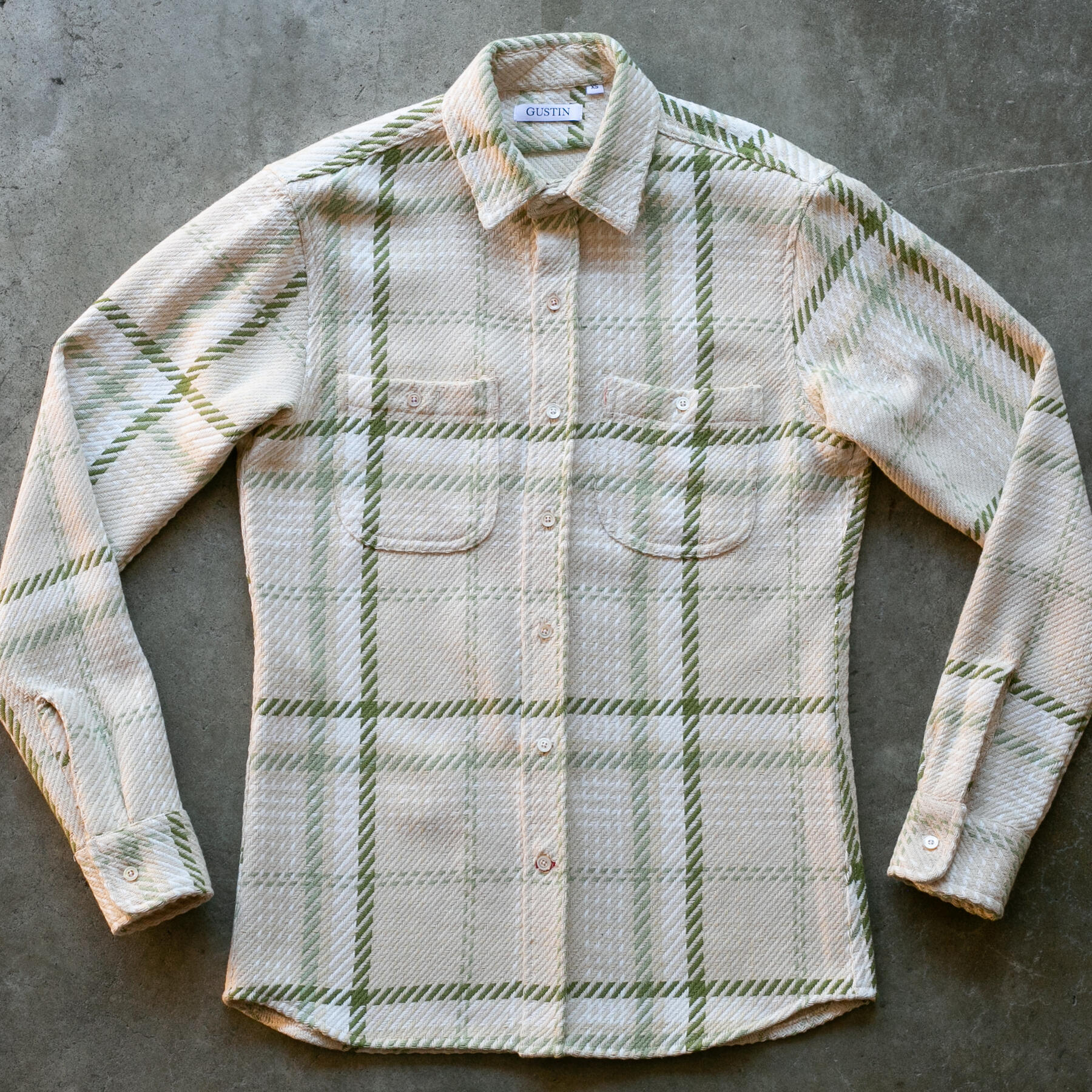 gustin #1263 monster rope shirt - natural