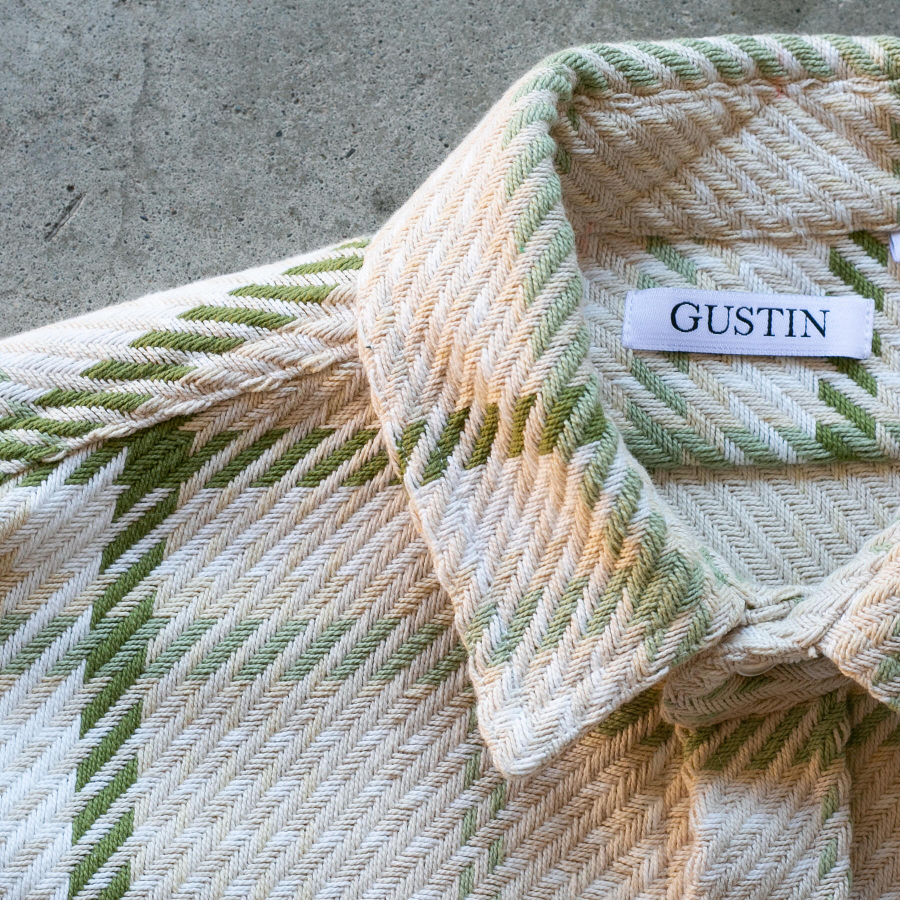 gustin #1263 monster rope shirt - natural