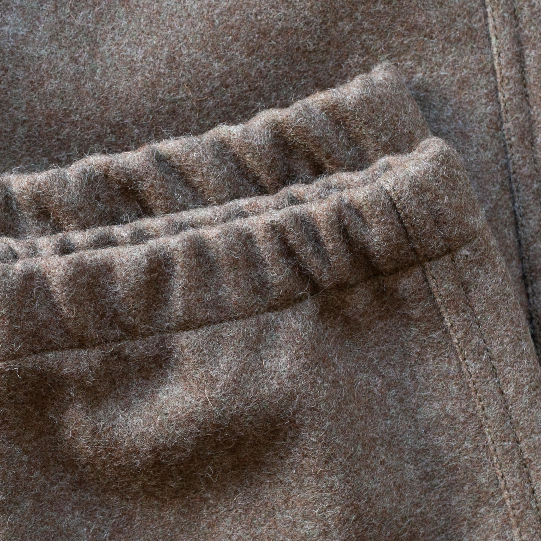 gustin #44 japan rustic wool joggers - olive