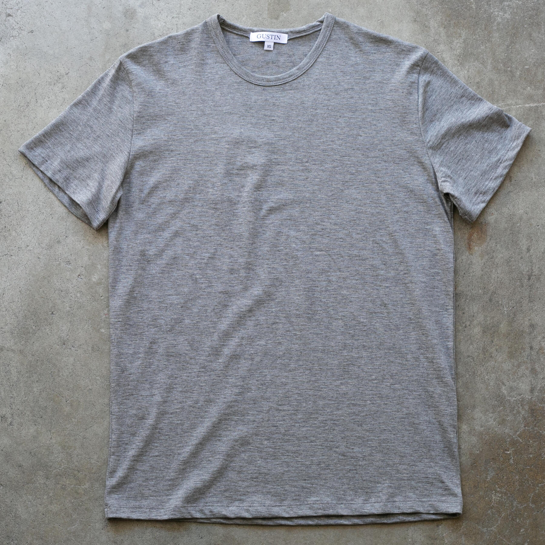 gustin yak wool t-shirt - titanium