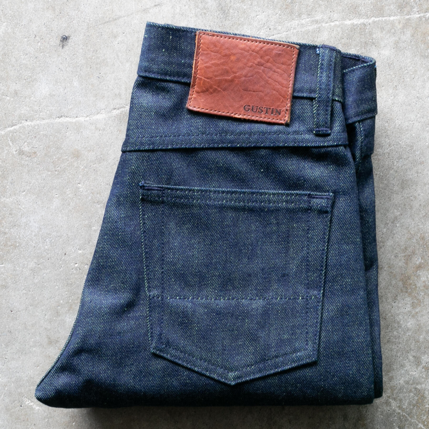 gustin #449 indigo x neon green