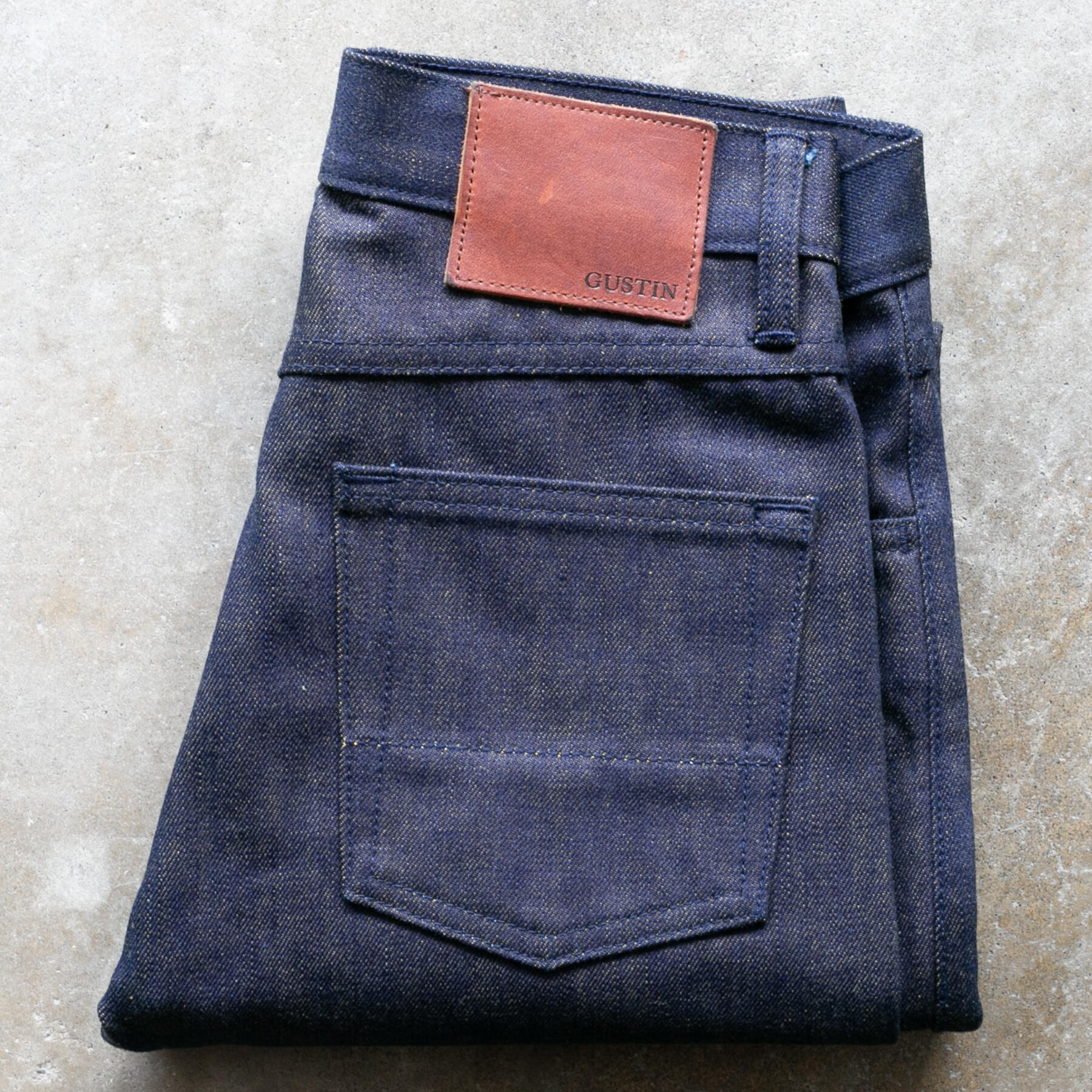 Indigo Acid Orange | Denim Jeans | Gustin