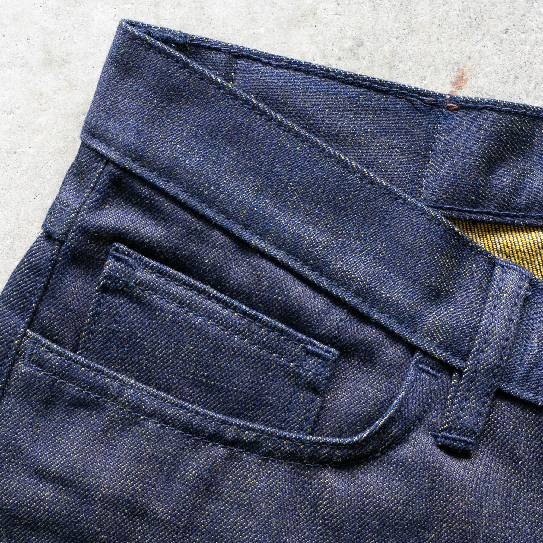 Indigo Acid Orange | Denim Jeans | Gustin
