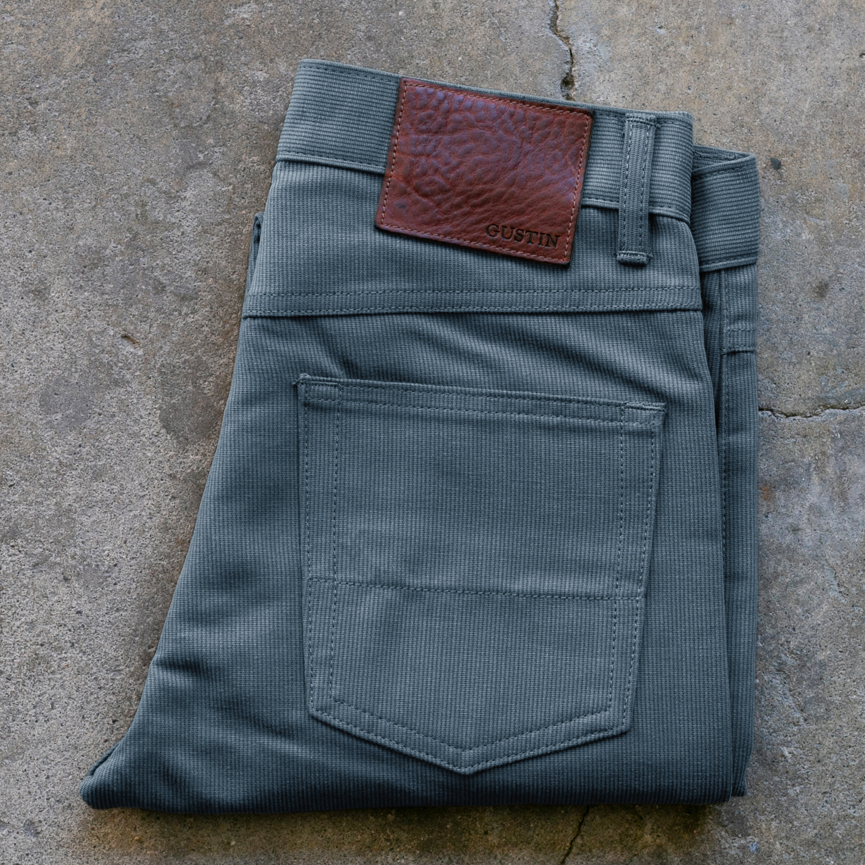 American Bedford 5 Pocket Slate Blue | Denim Jeans | Gustin