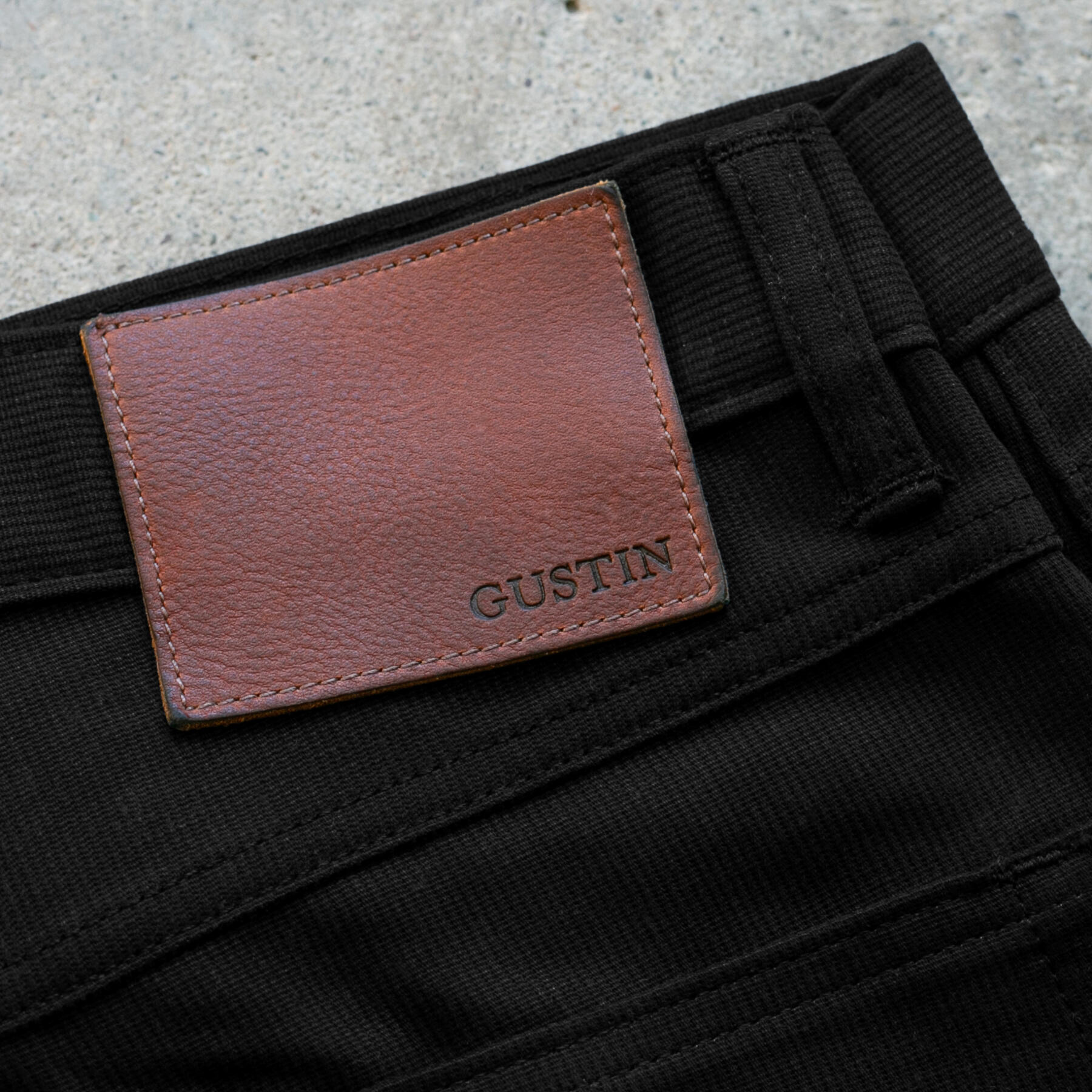 gustin #196 american bedford 5 pocket - black