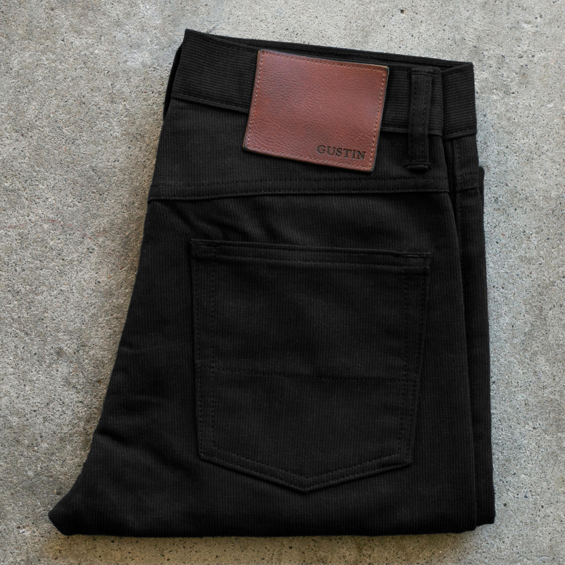 gustin #196 american bedford 5 pocket - black