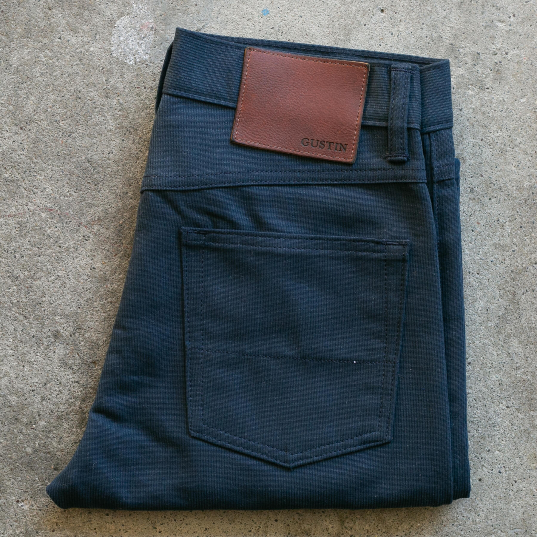 gustin #84 american bedford 5 pocket - navy