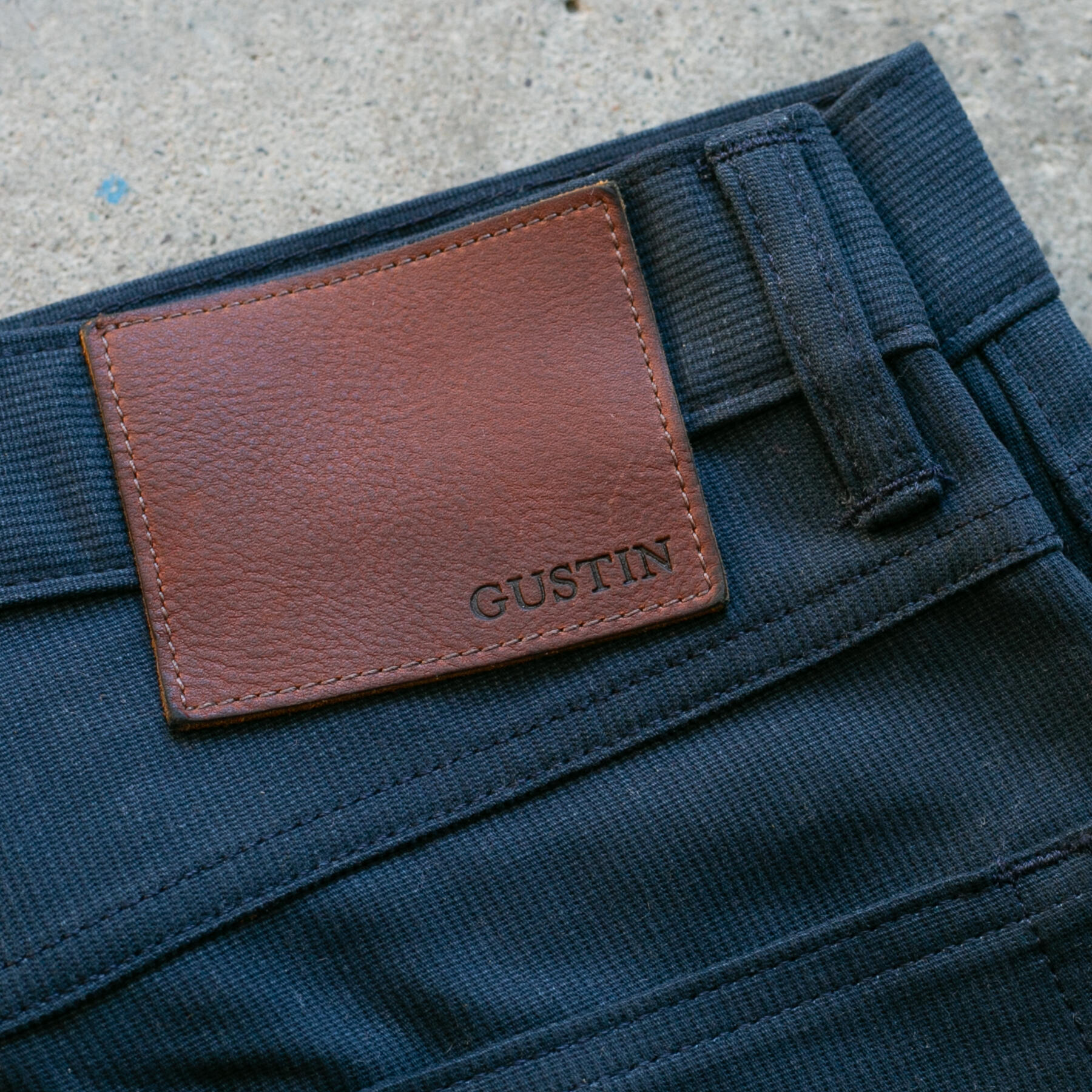 gustin #84 american bedford 5 pocket - navy