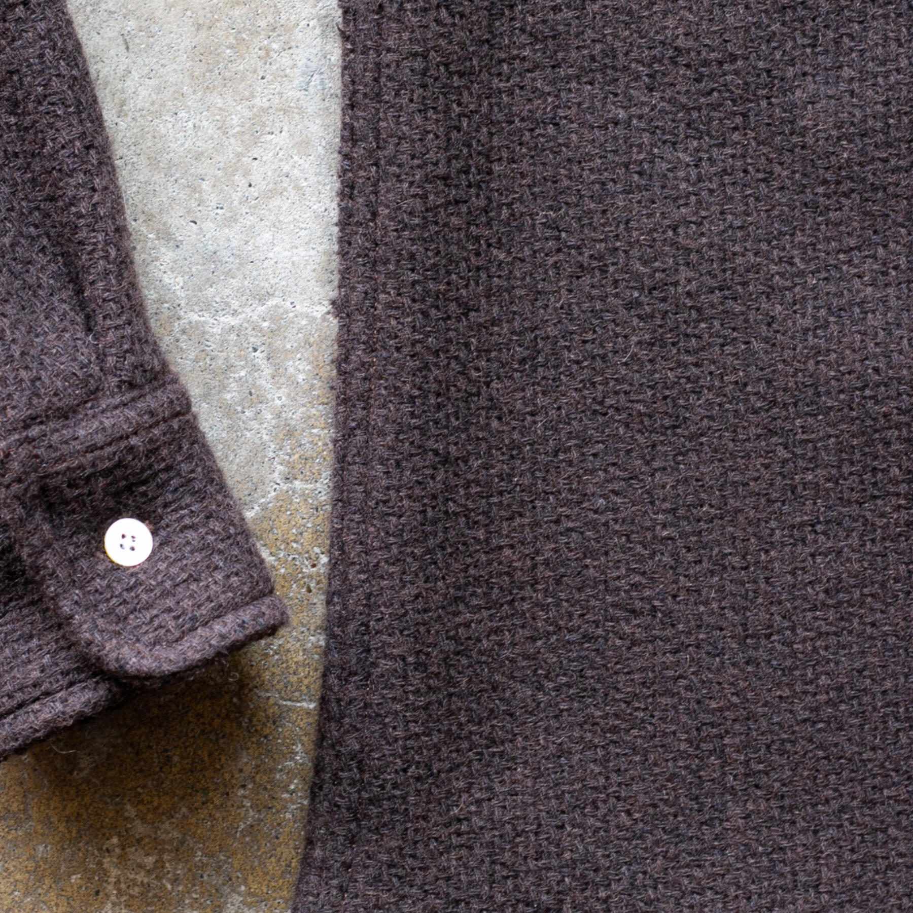 gustin #1268 monster rope shirt - walnut
