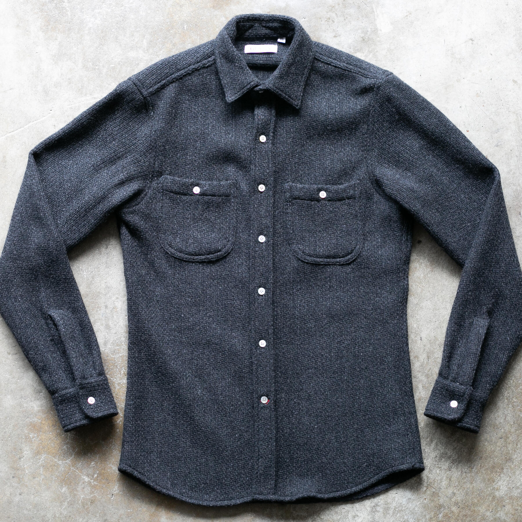gustin #1269 monster rope shirt - charcoal
