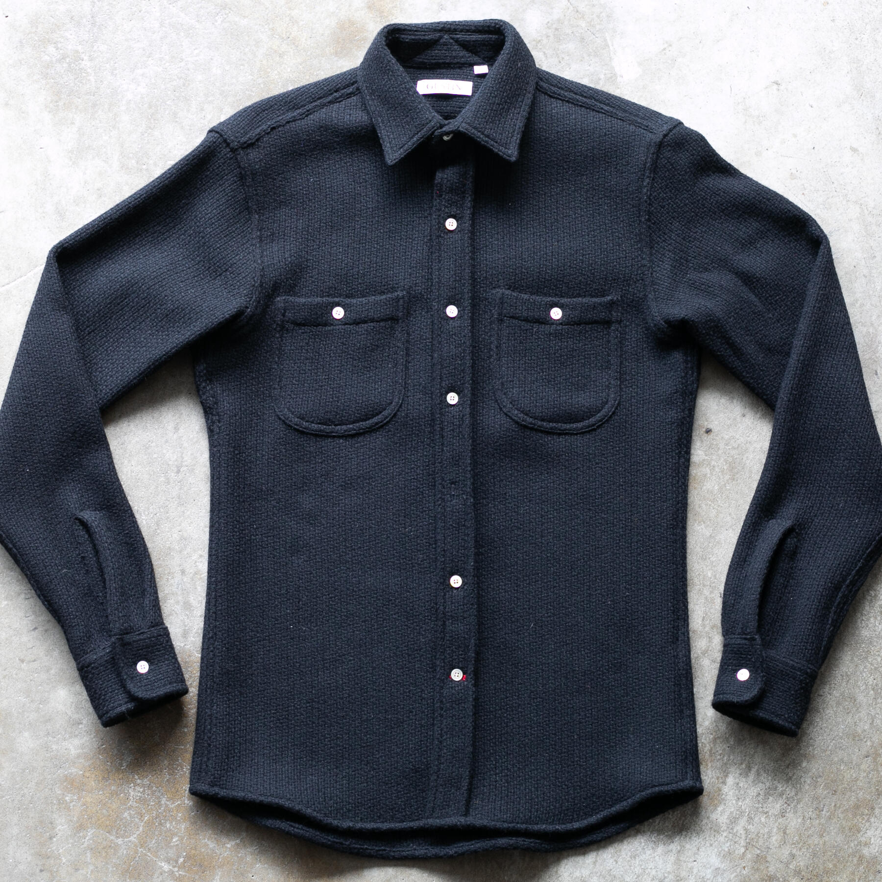 gustin #1270 monster rope shirt - black