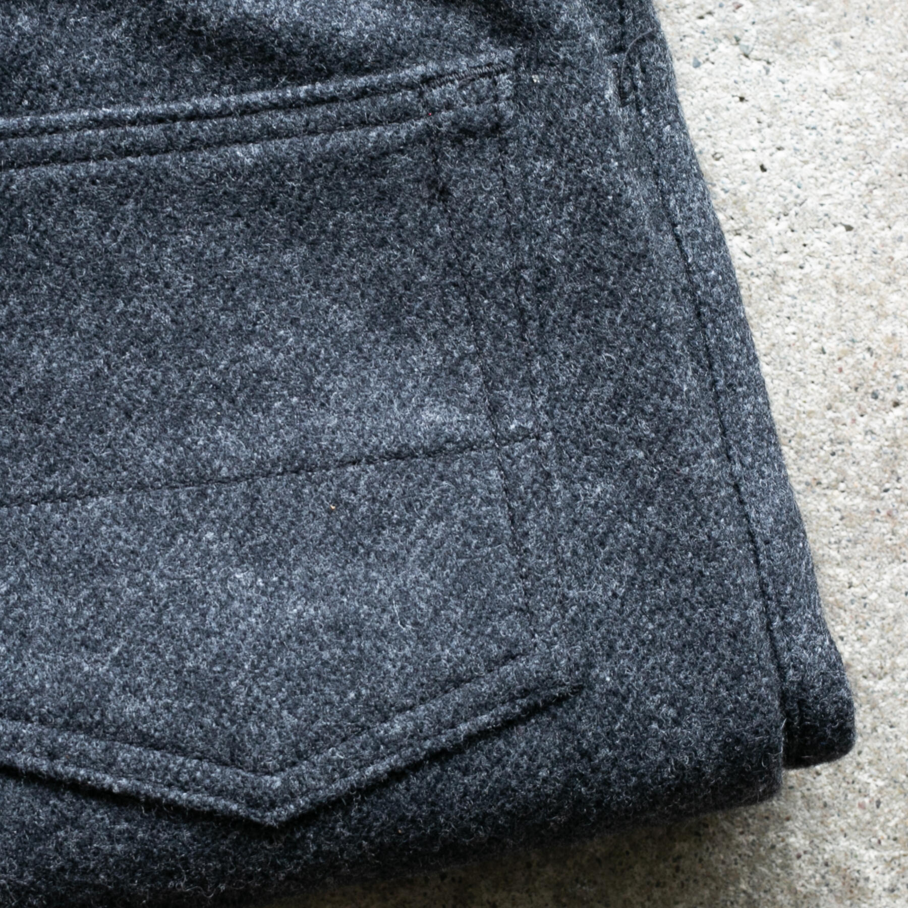 gustin #453 ultrasoft stretch wool 5 pocket - coal
