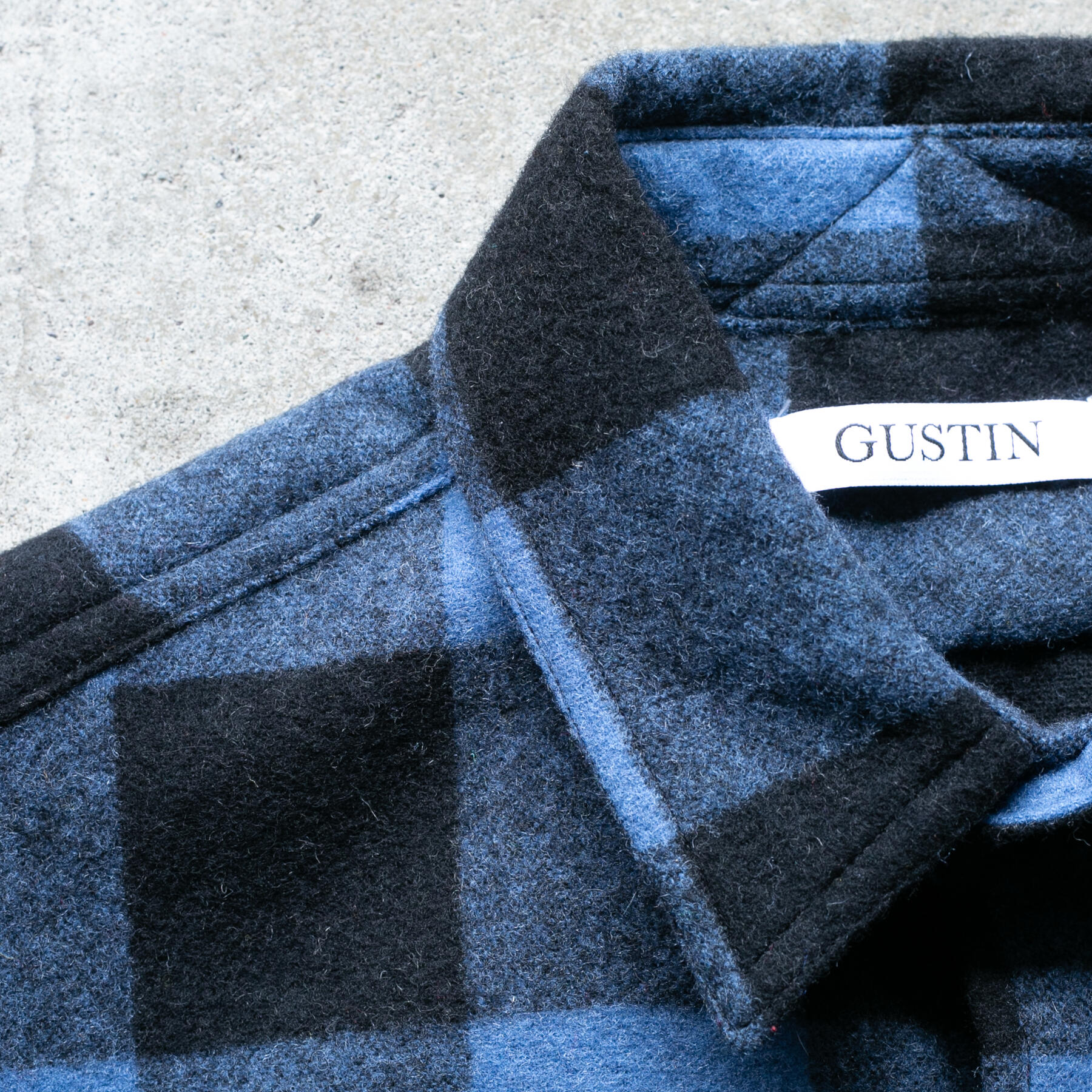 gustin #1277 electric buffalo check - cobalt