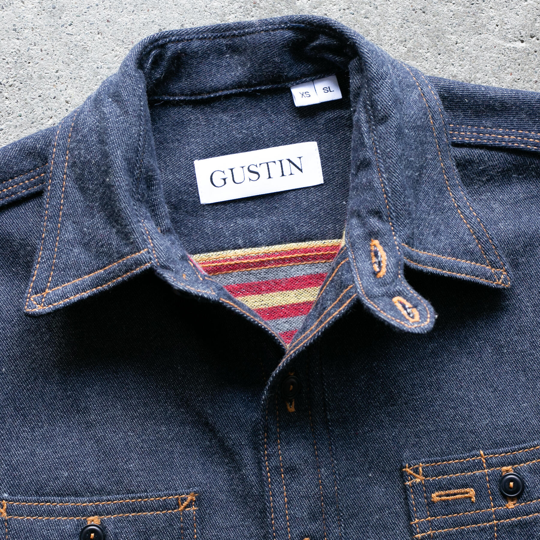 gustin #181 japan double flannel workshirt