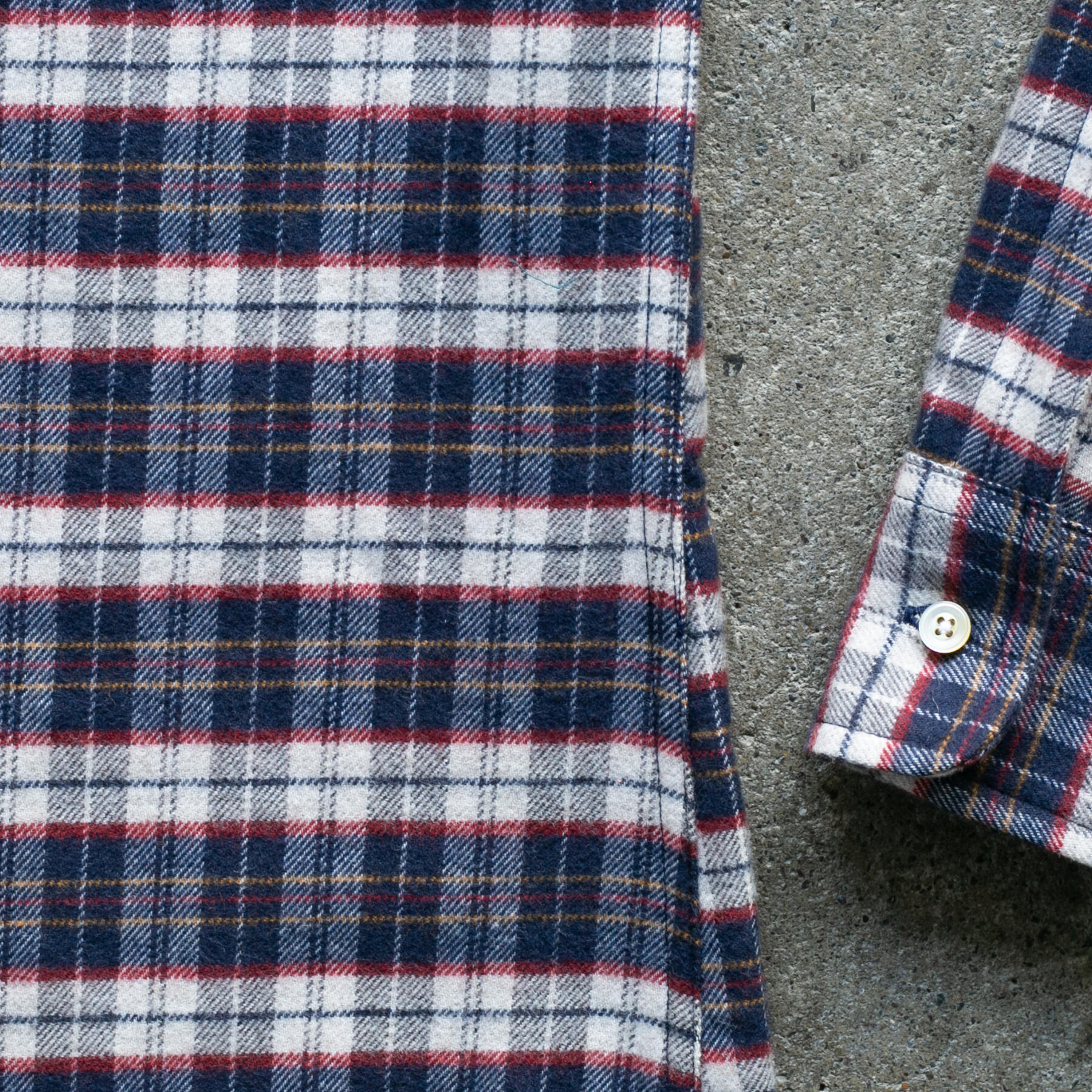 gustin #1288 yak wool shirt - navy