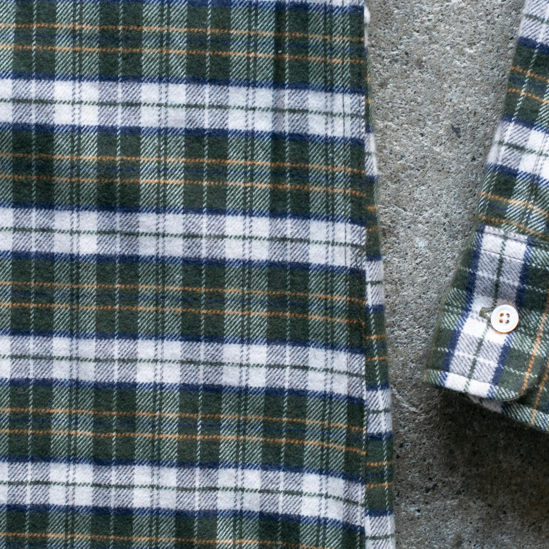 gustin #1289 yak wool shirt - forest