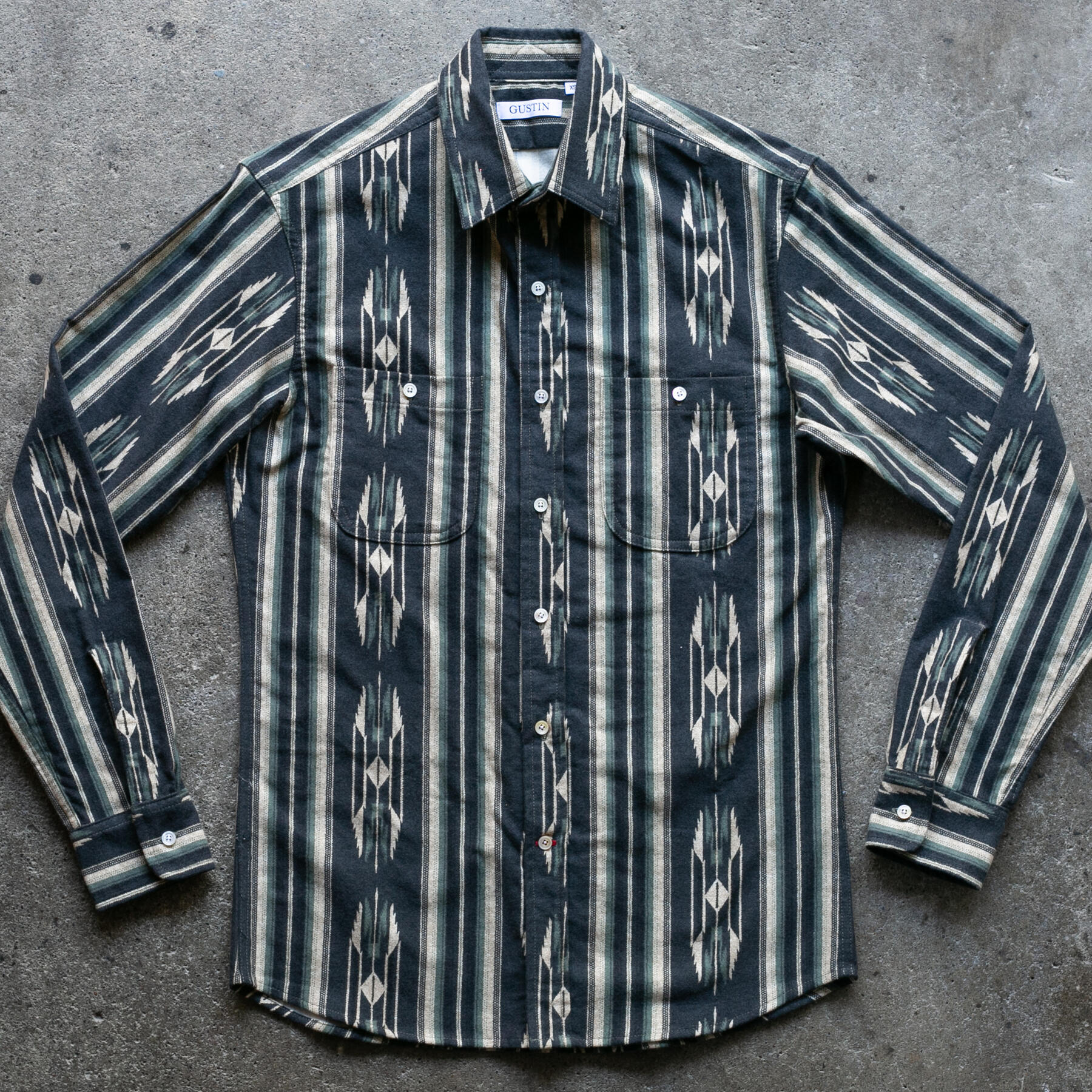 gustin #1292 wild west shirt - ash
